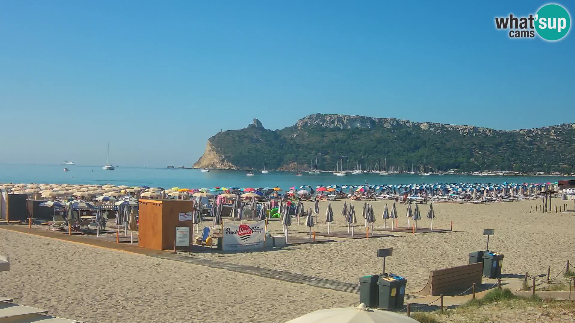 Poetto beach webcam | Cagliari | Sardinia