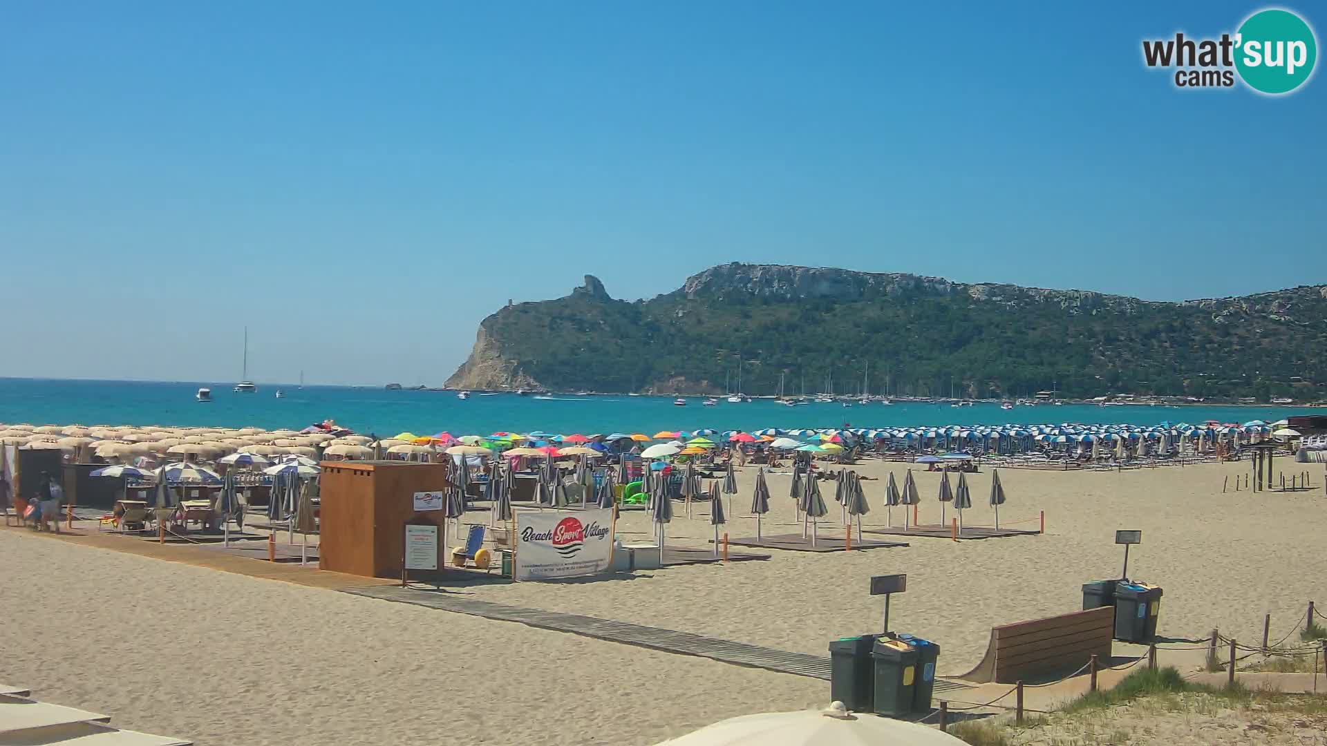 Poetto beach webcam | Cagliari | Sardinija