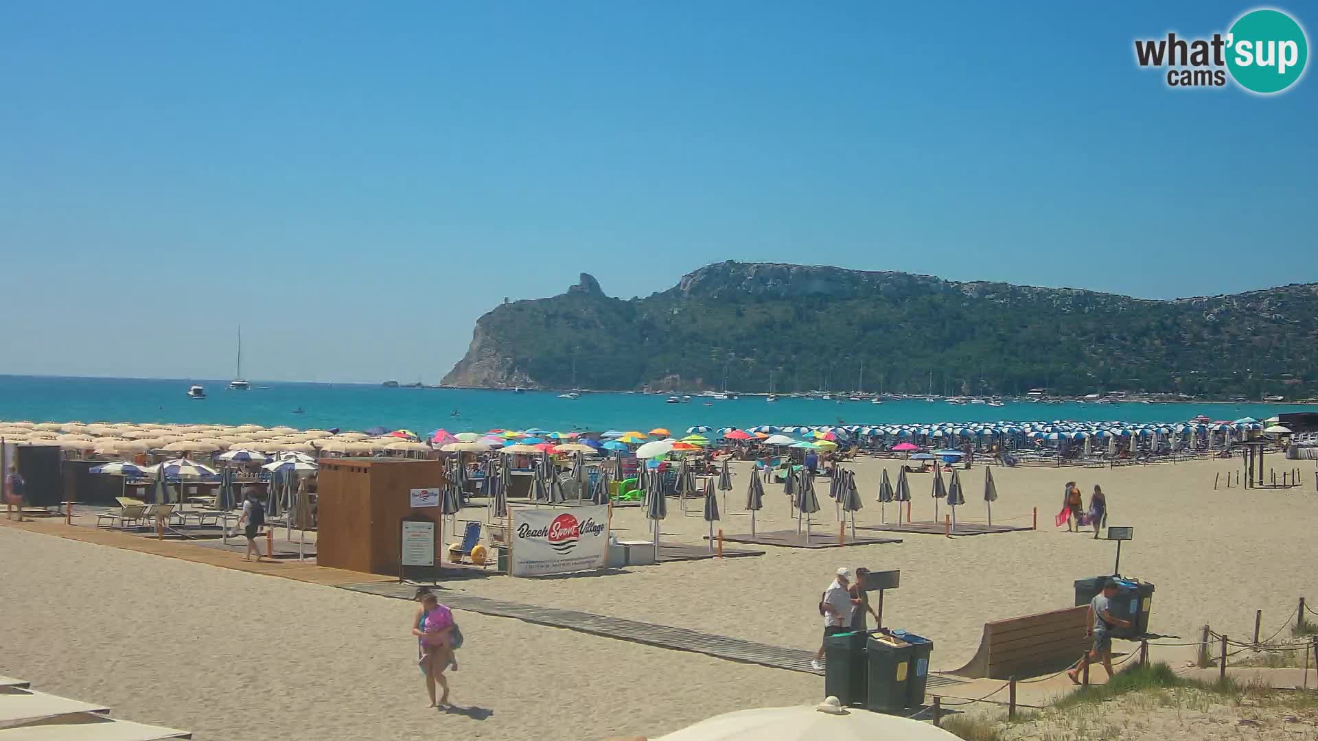 Poetto Strand Webcam | Cagliari | Sardinien