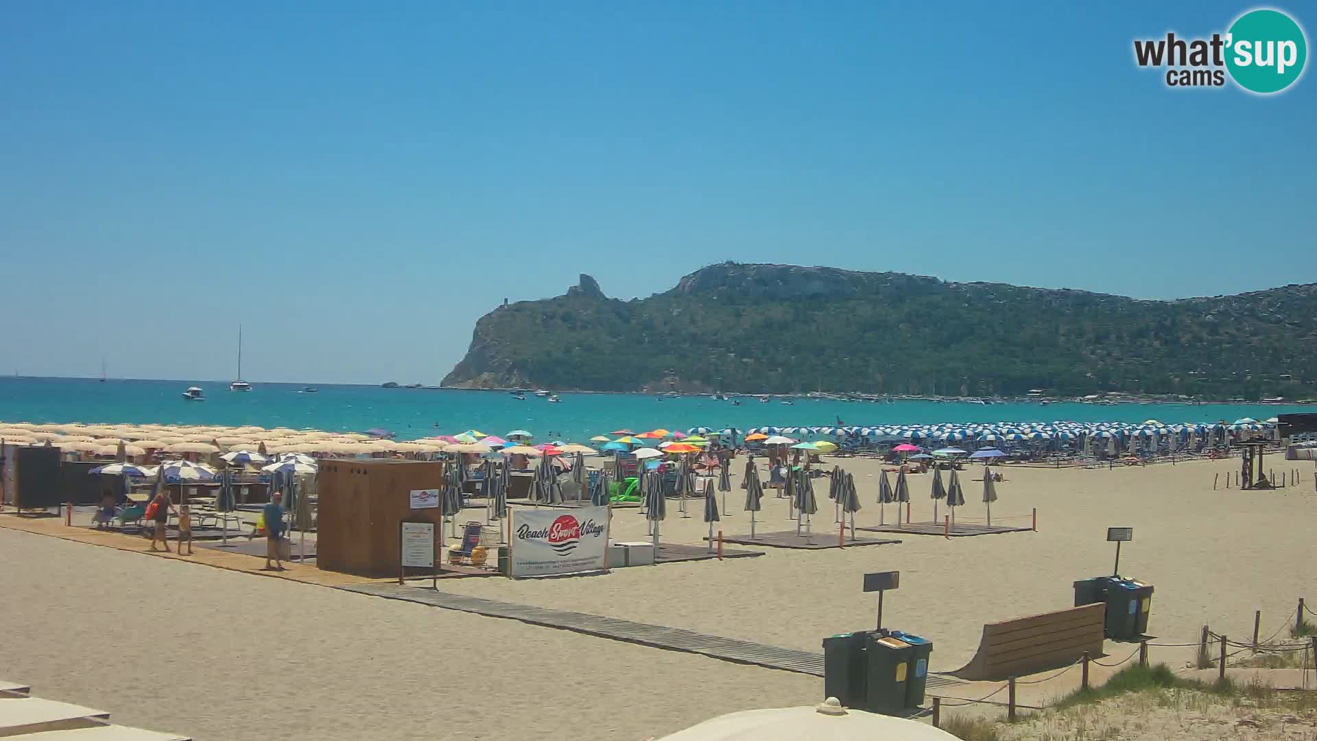 Poetto Strand Webcam | Cagliari | Sardinien