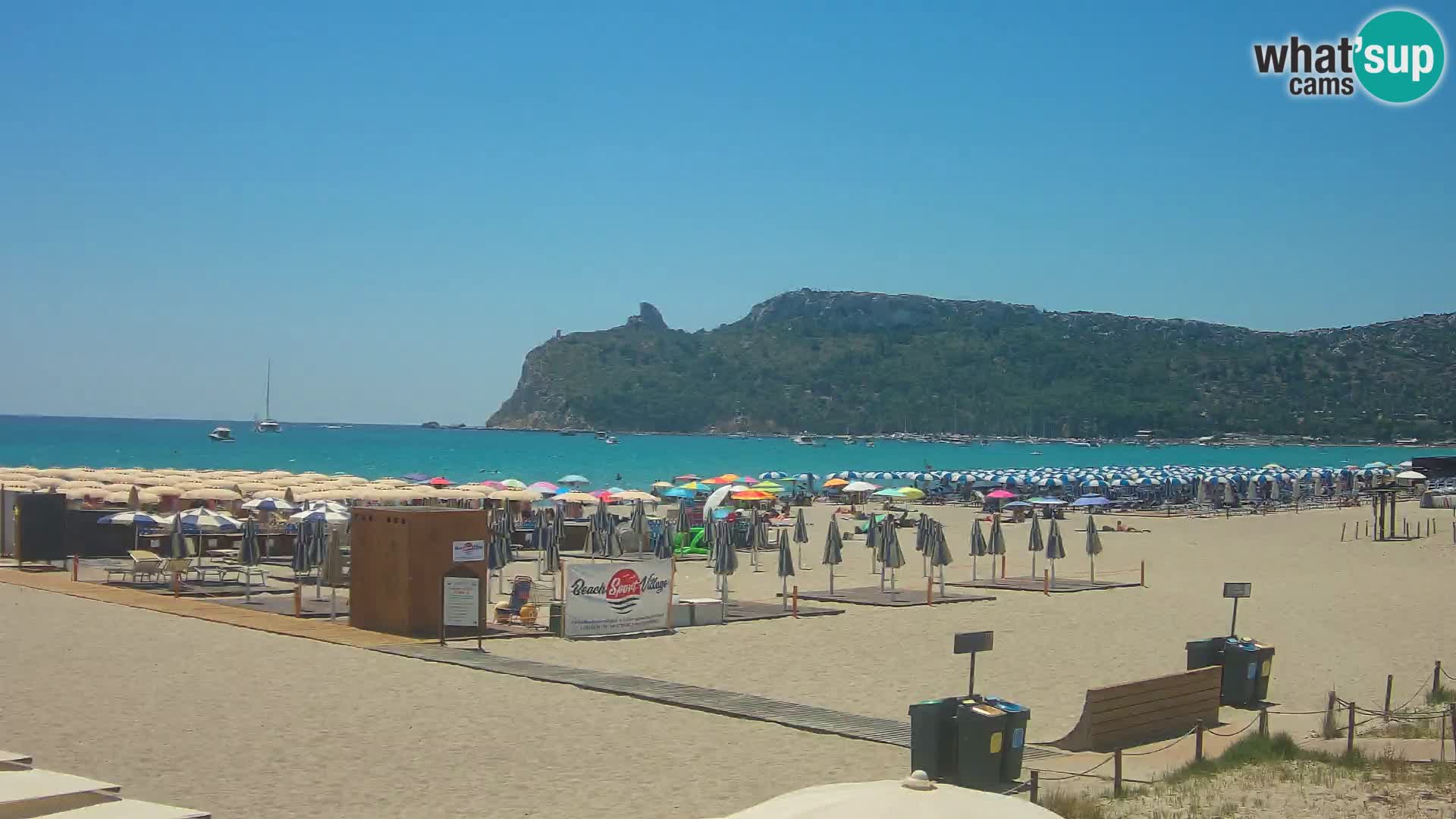 Poetto Strand Webcam | Cagliari | Sardinien