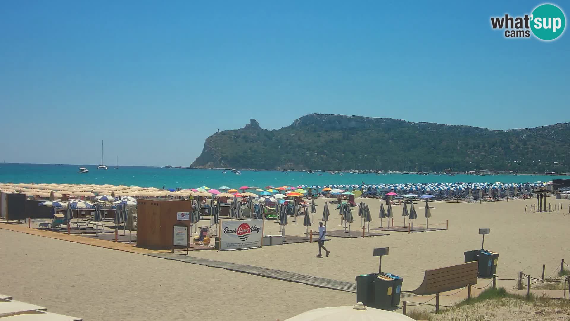 Webcam spiaggia del Poetto | Cagliari | Sardegna