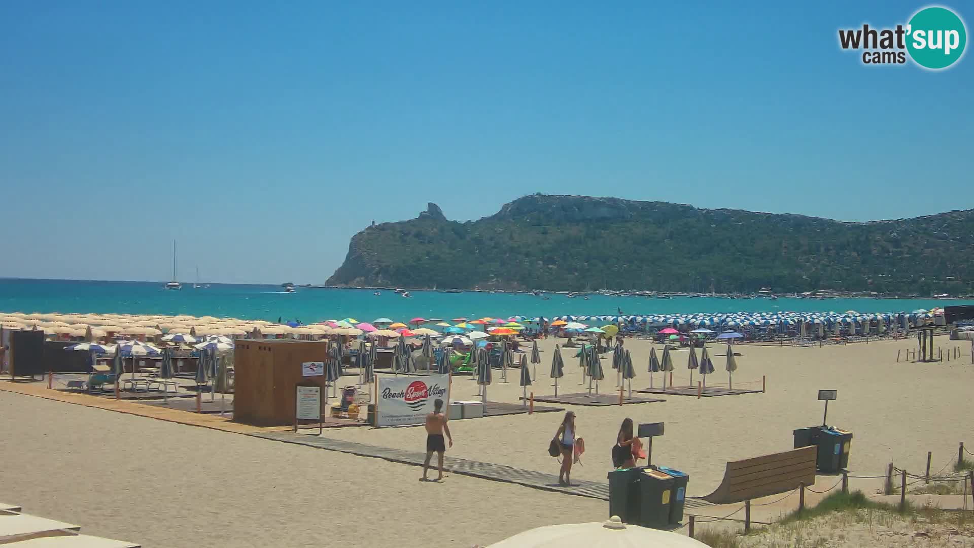 Webcam spiaggia del Poetto | Cagliari | Sardegna