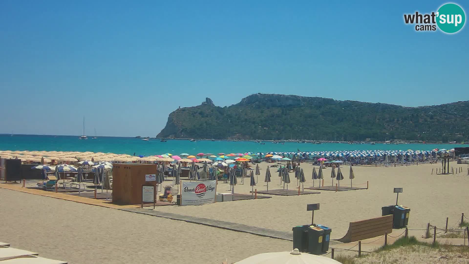 Poetto Strand Webcam | Cagliari | Sardinien