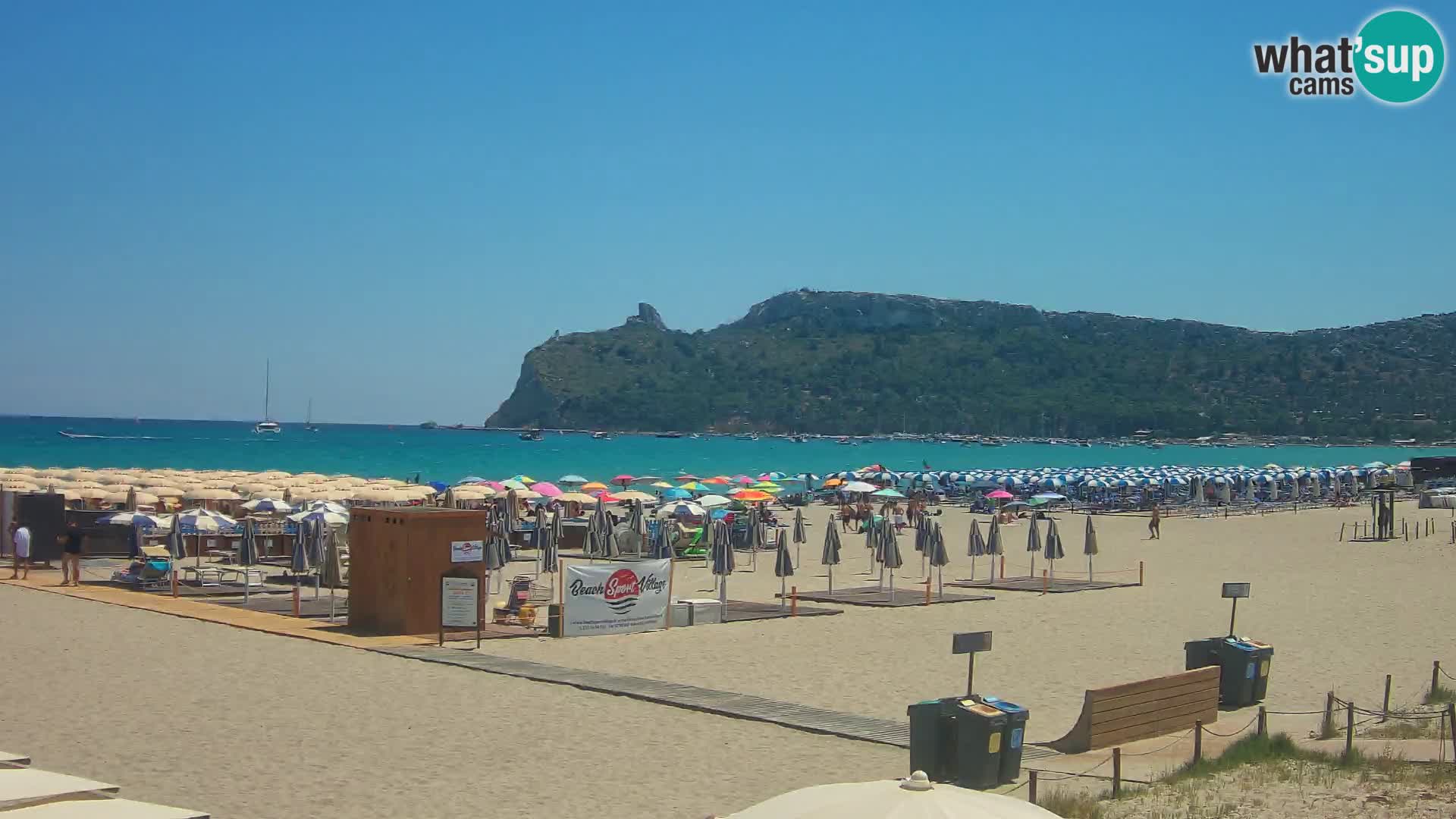 Poetto Strand Webcam | Cagliari | Sardinien