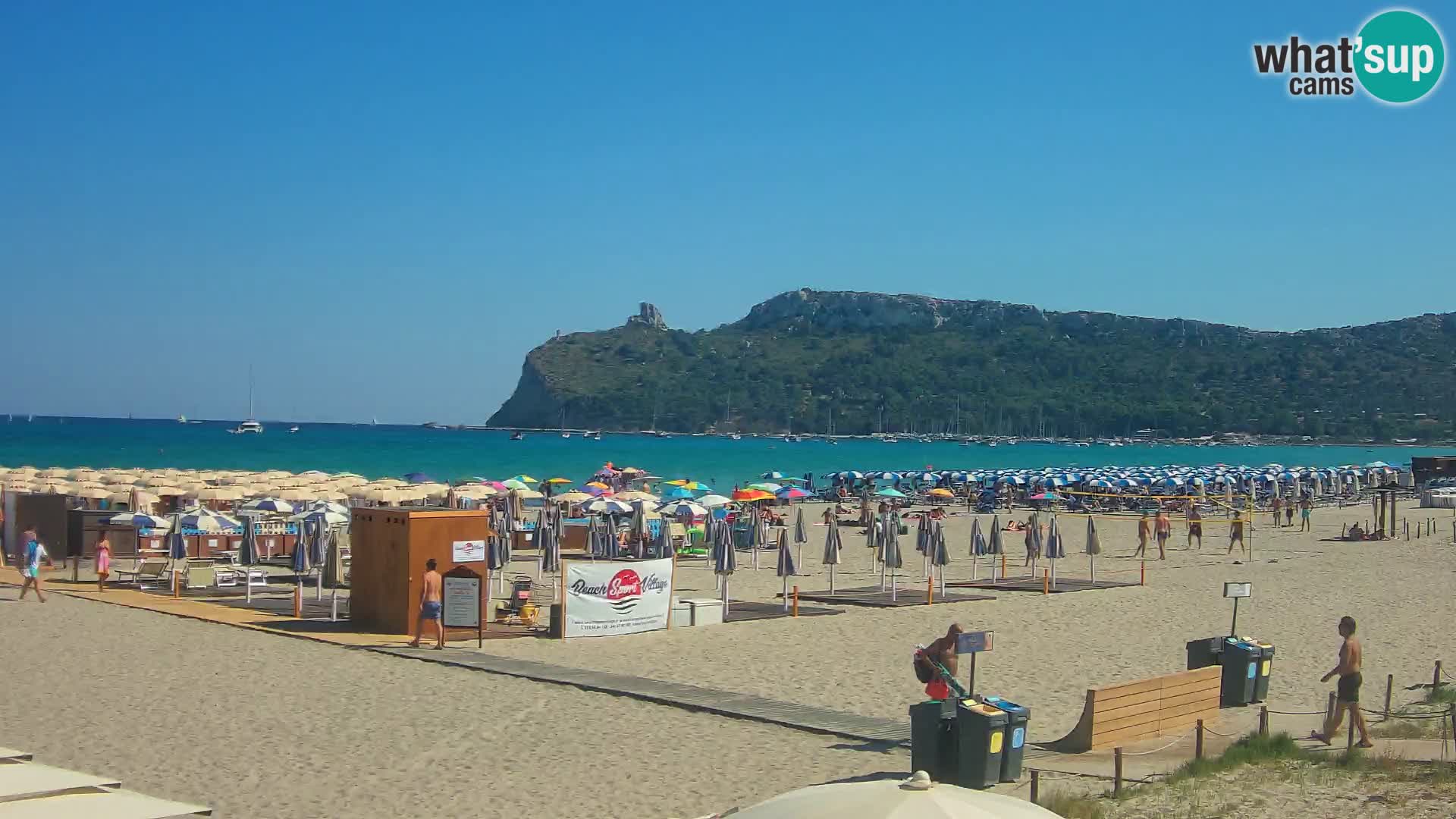 Poetto beach webcam | Cagliari | Sardinia