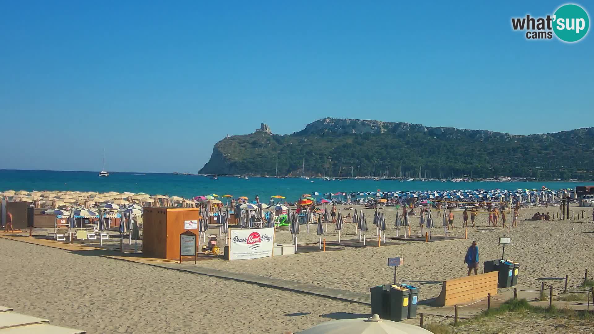 Poetto Strand Webcam | Cagliari | Sardinien