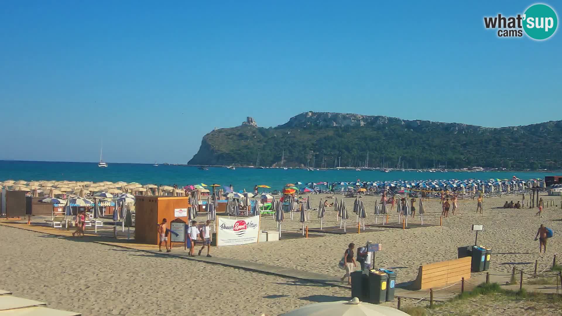 Poetto beach webcam | Cagliari | Sardinia