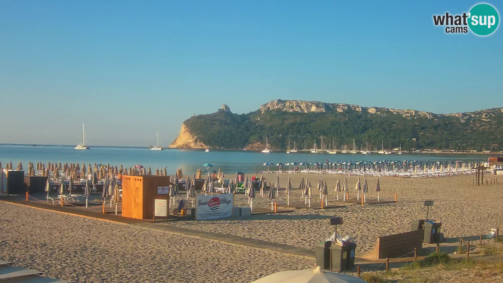 Poetto beach webcam | Cagliari | Sardinija