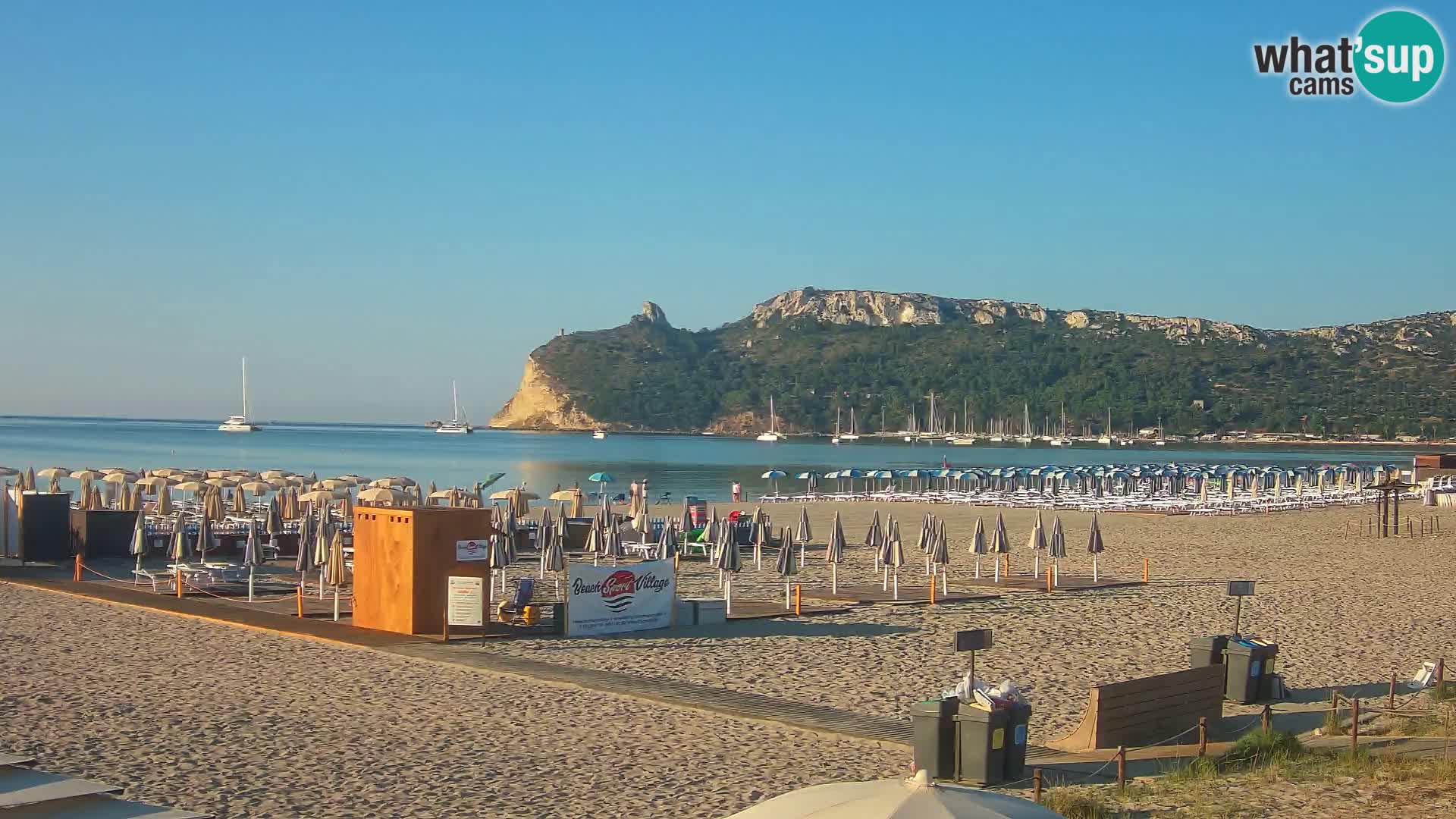 Poetto beach webcam | Cagliari | Sardinia