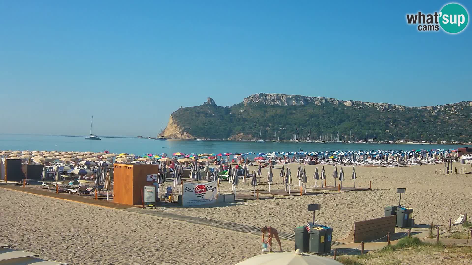 Poetto beach webcam | Cagliari | Sardinia