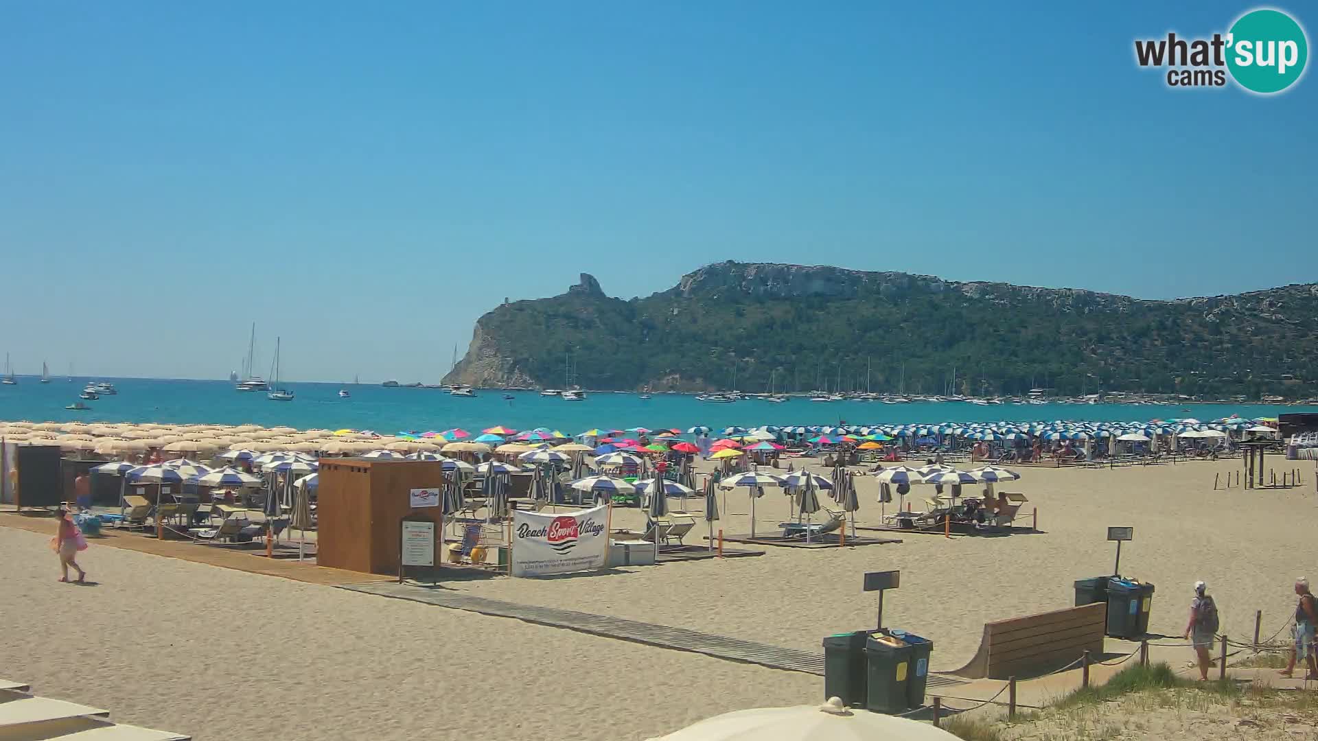 Poetto beach webcam | Cagliari | Sardinija