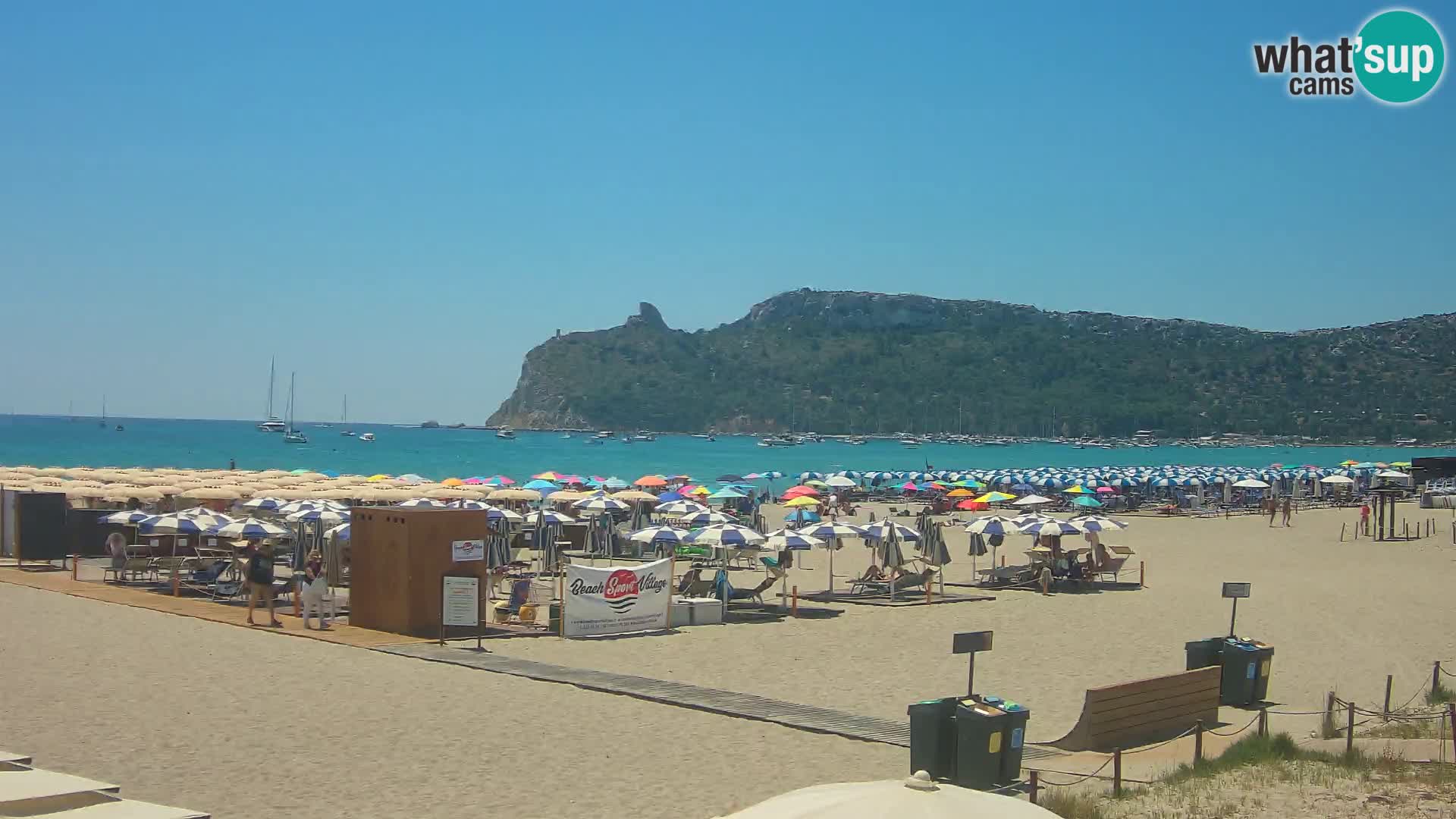 Poetto beach webcam | Cagliari | Sardinija
