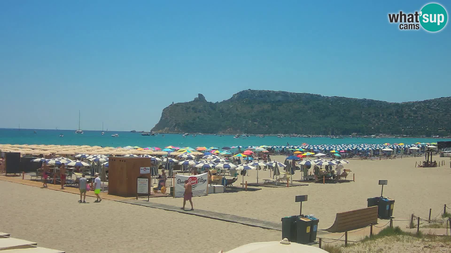 Poetto beach webcam | Cagliari | Sardinia