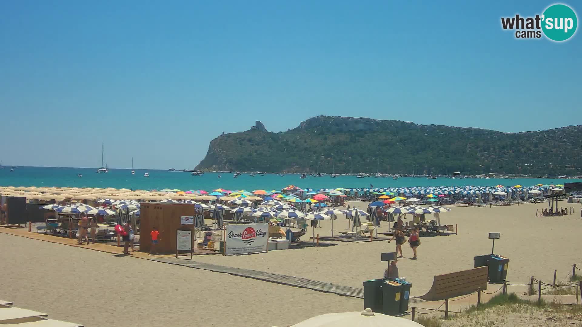 Poetto Strand Webcam | Cagliari | Sardinien