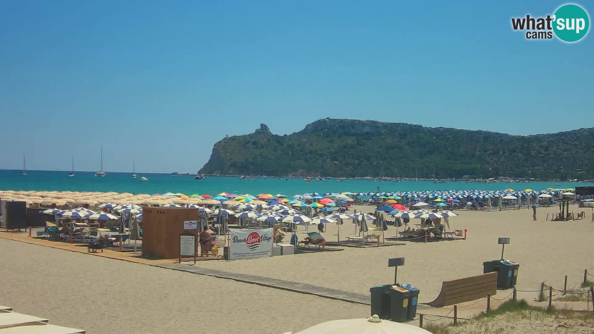Poetto beach webcam | Cagliari | Sardinia
