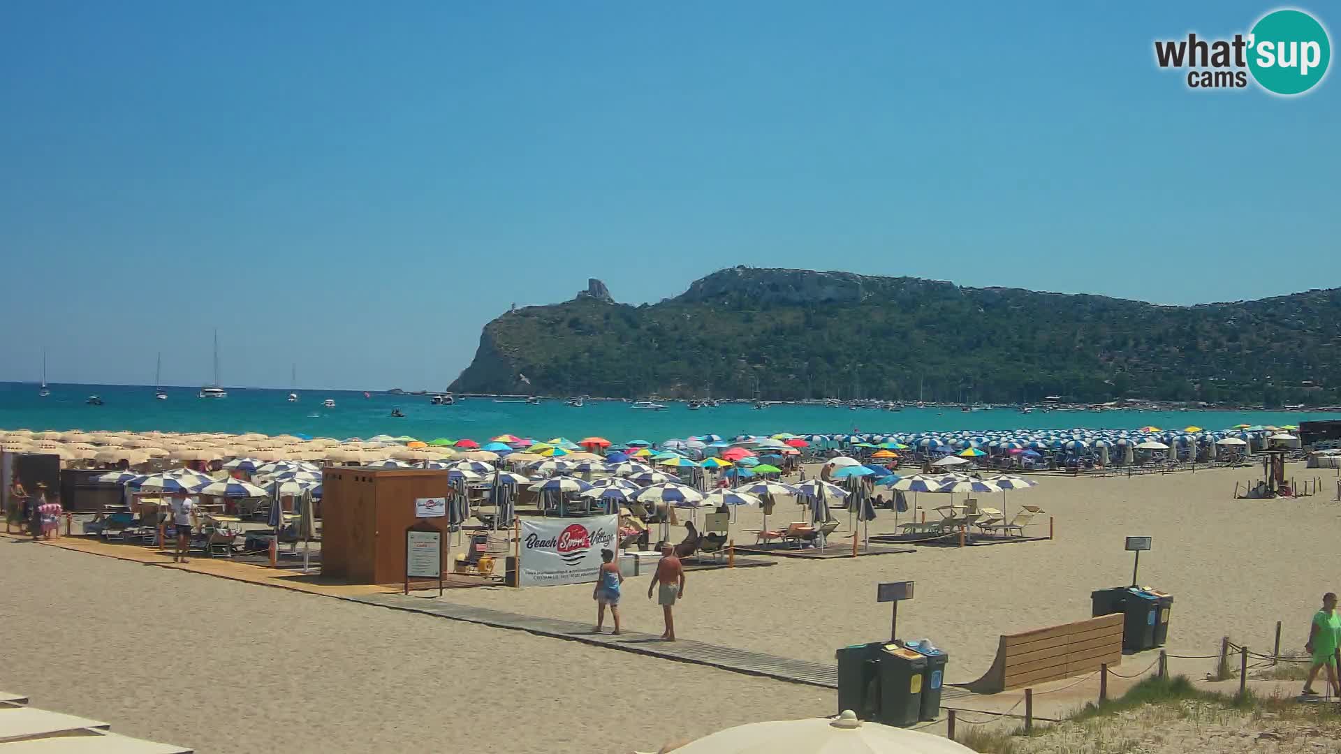 Poetto Strand Webcam | Cagliari | Sardinien