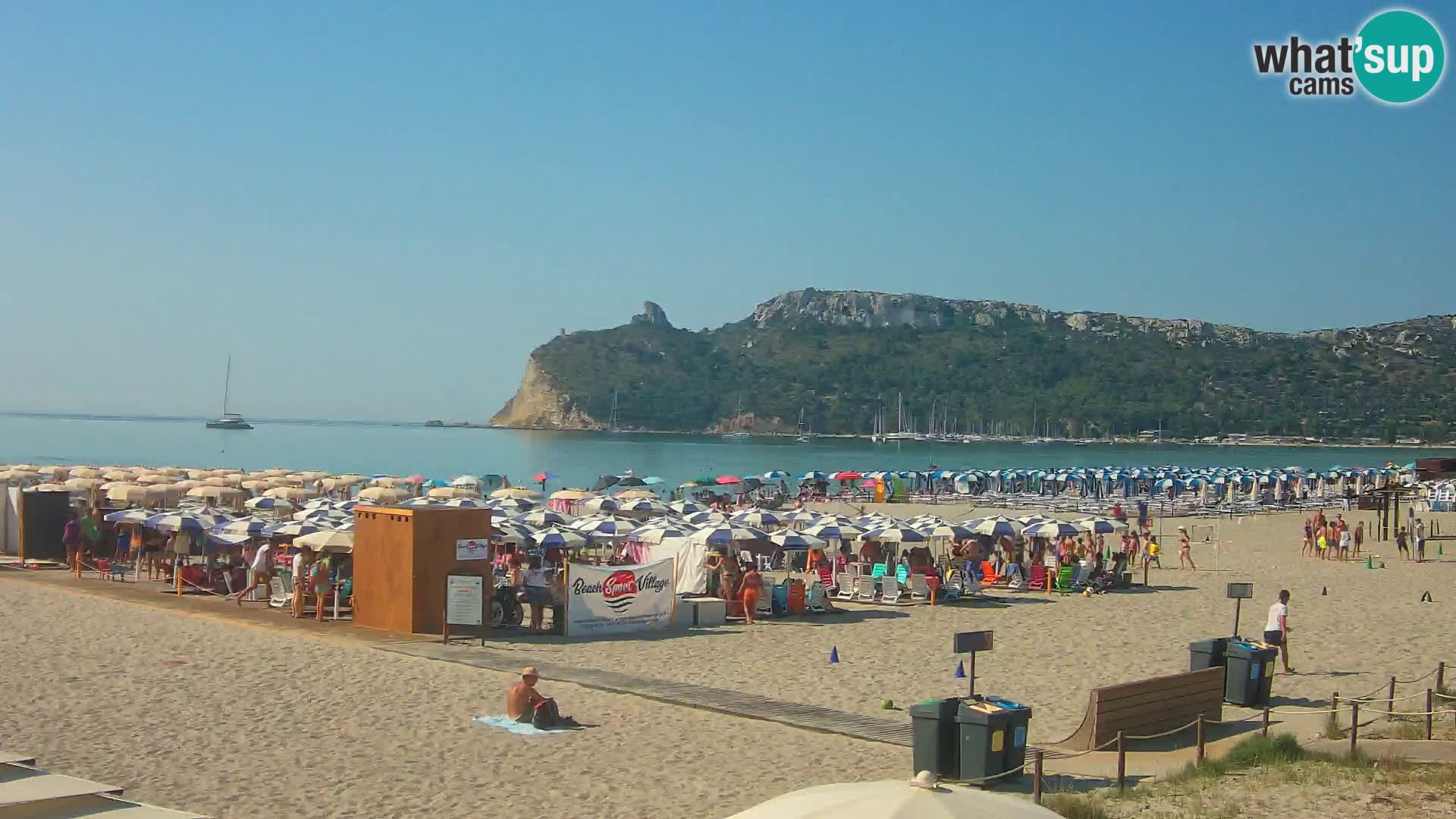 Poetto beach webcam | Cagliari | Sardinia