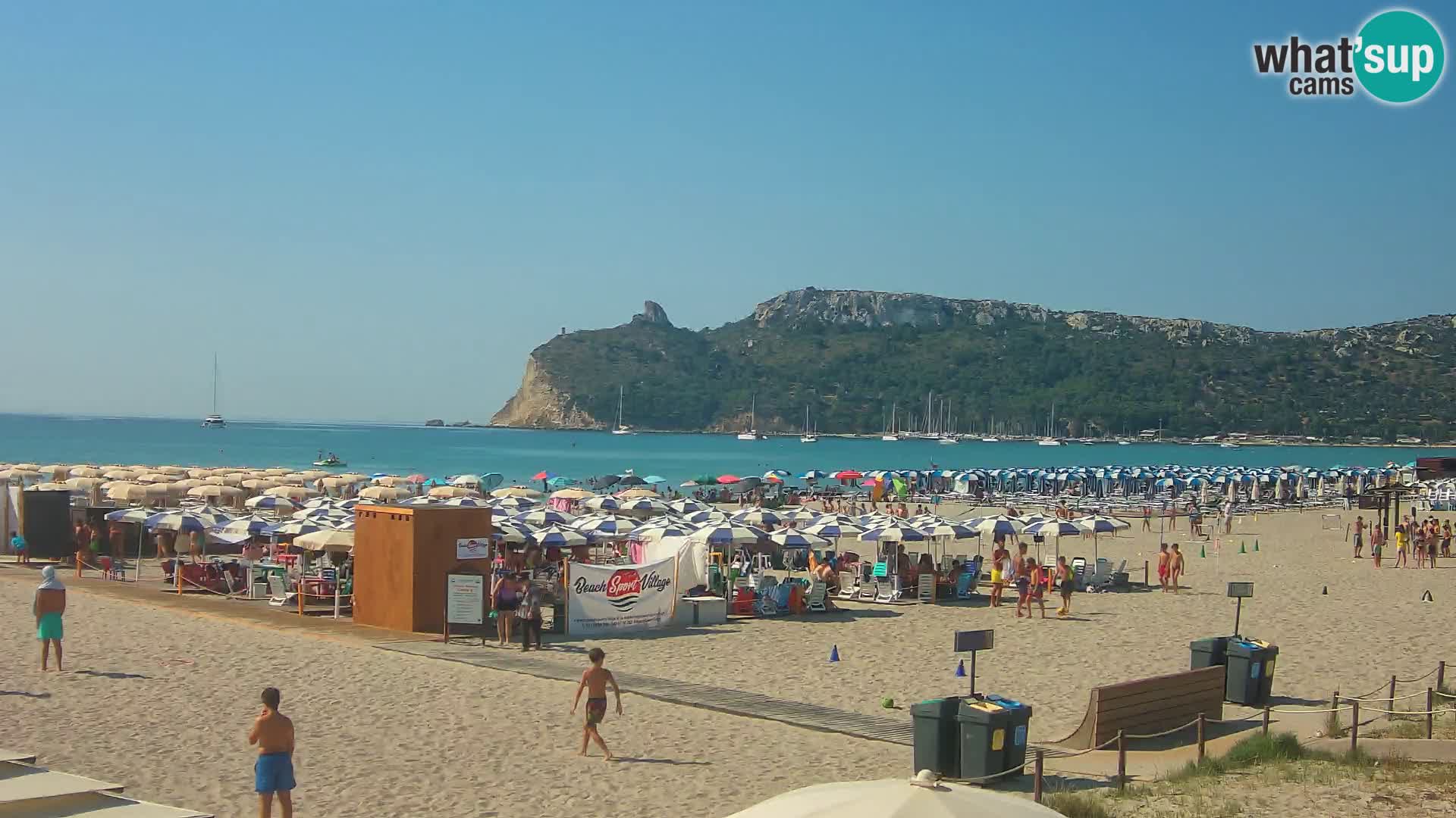 Poetto beach webcam | Cagliari | Sardinija