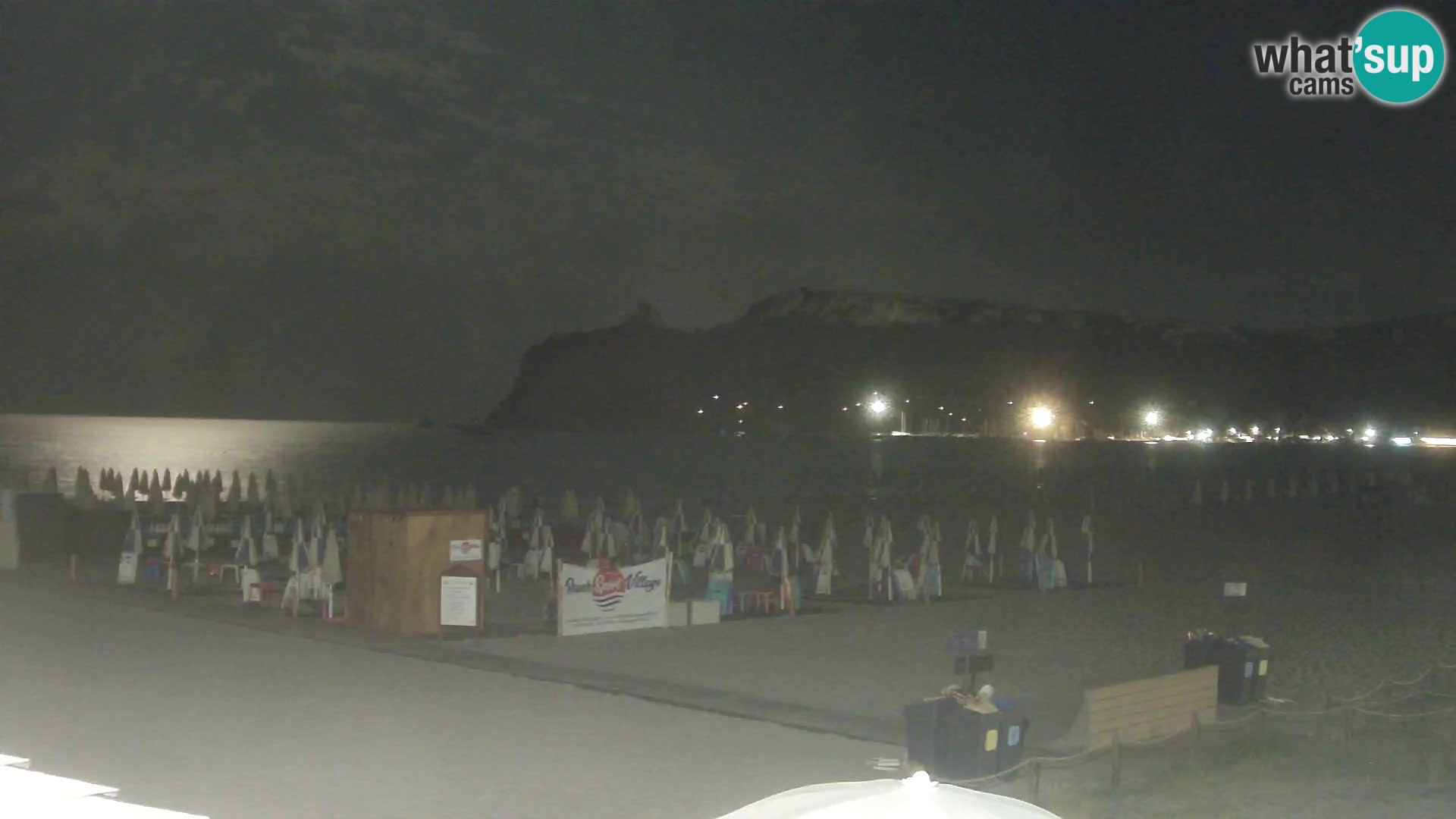 Poetto beach webcam | Cagliari | Sardinija