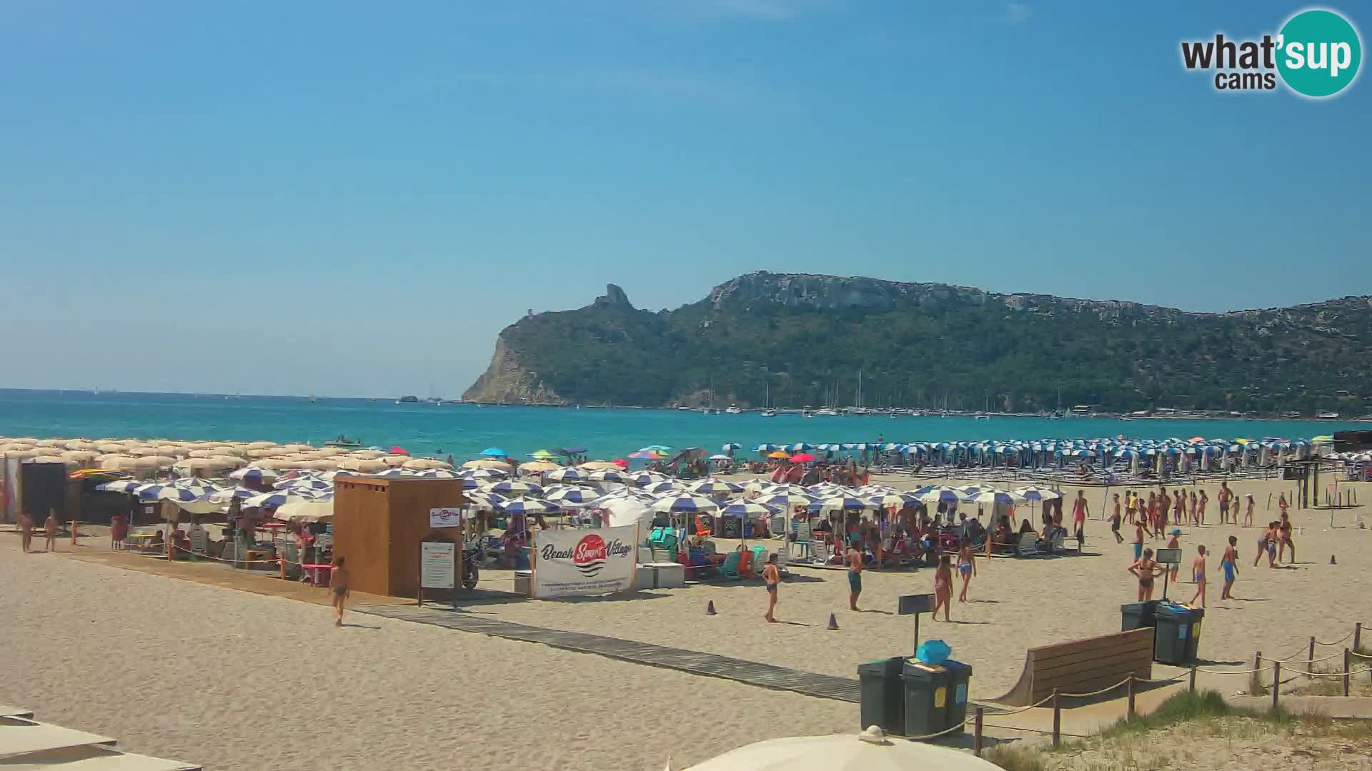 Poetto beach webcam | Cagliari | Sardinia