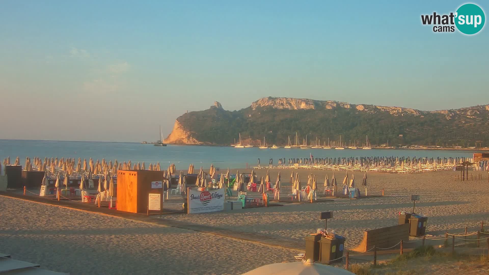 Poetto beach webcam | Cagliari | Sardinija