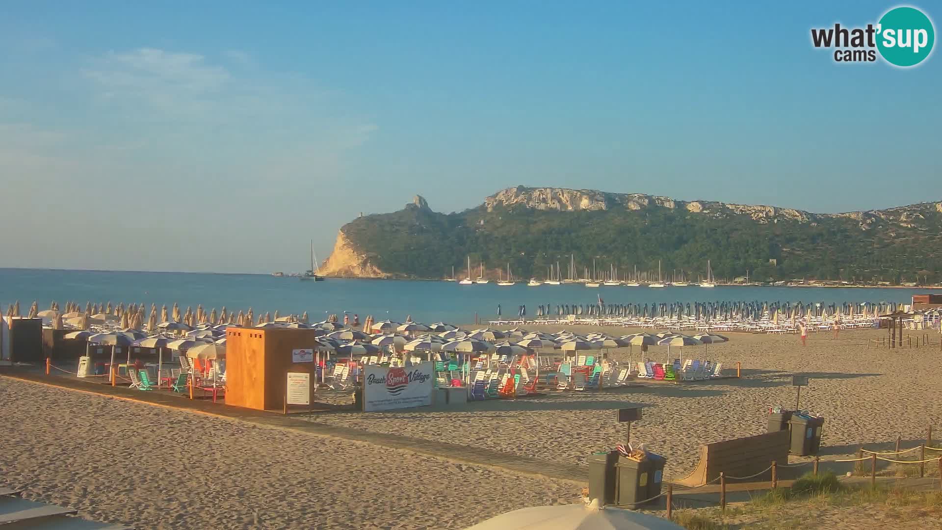 Poetto beach webcam | Cagliari | Sardinija