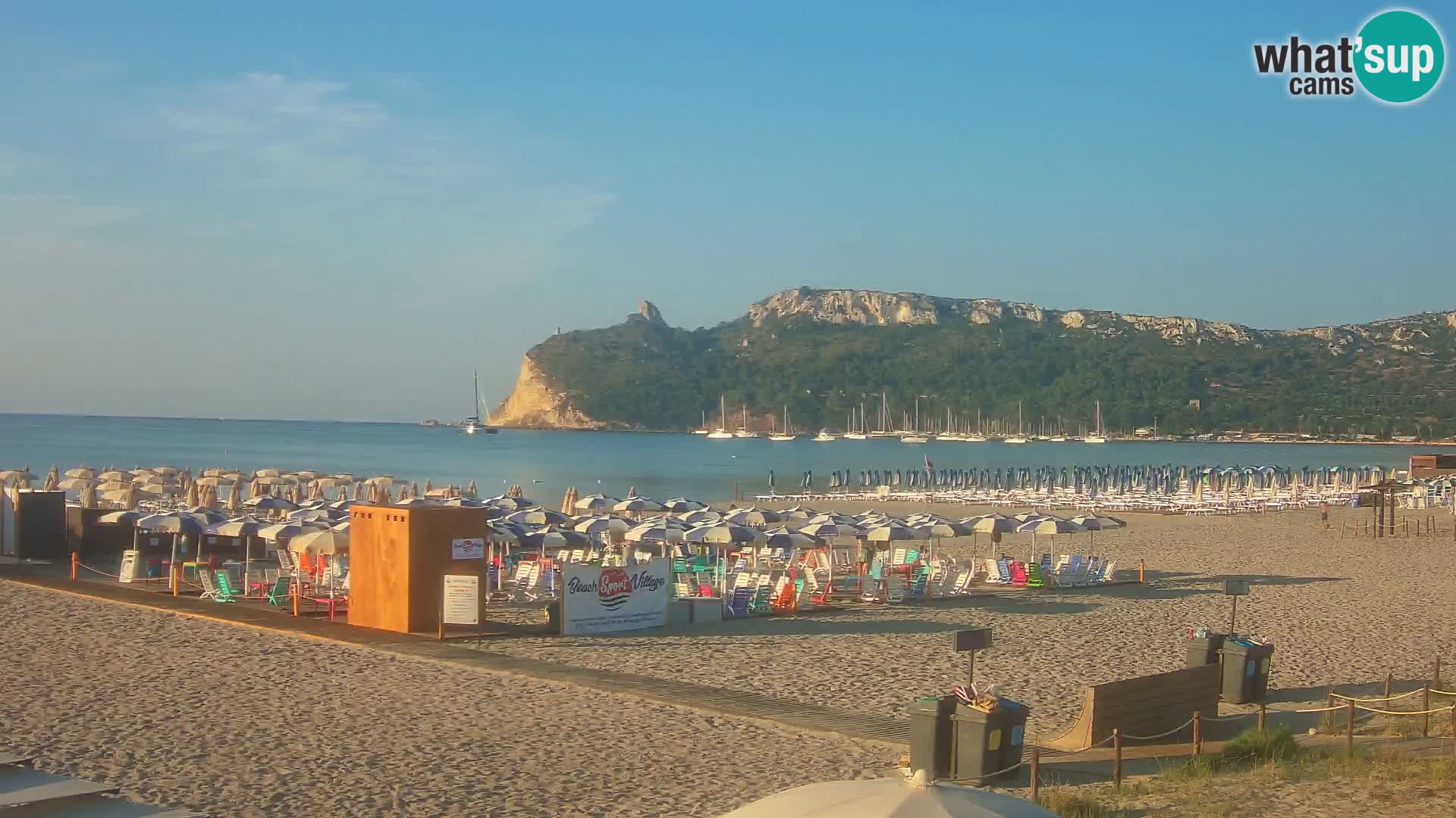 Poetto beach webcam | Cagliari | Sardinija