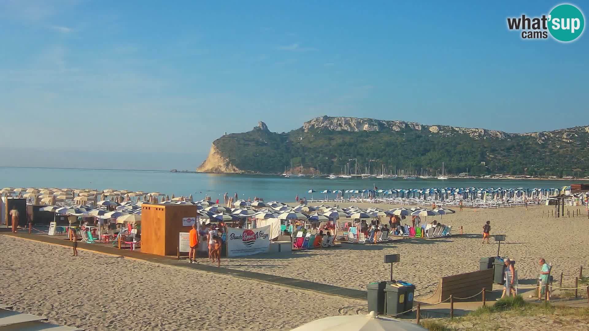 Poetto beach webcam | Cagliari | Sardinija