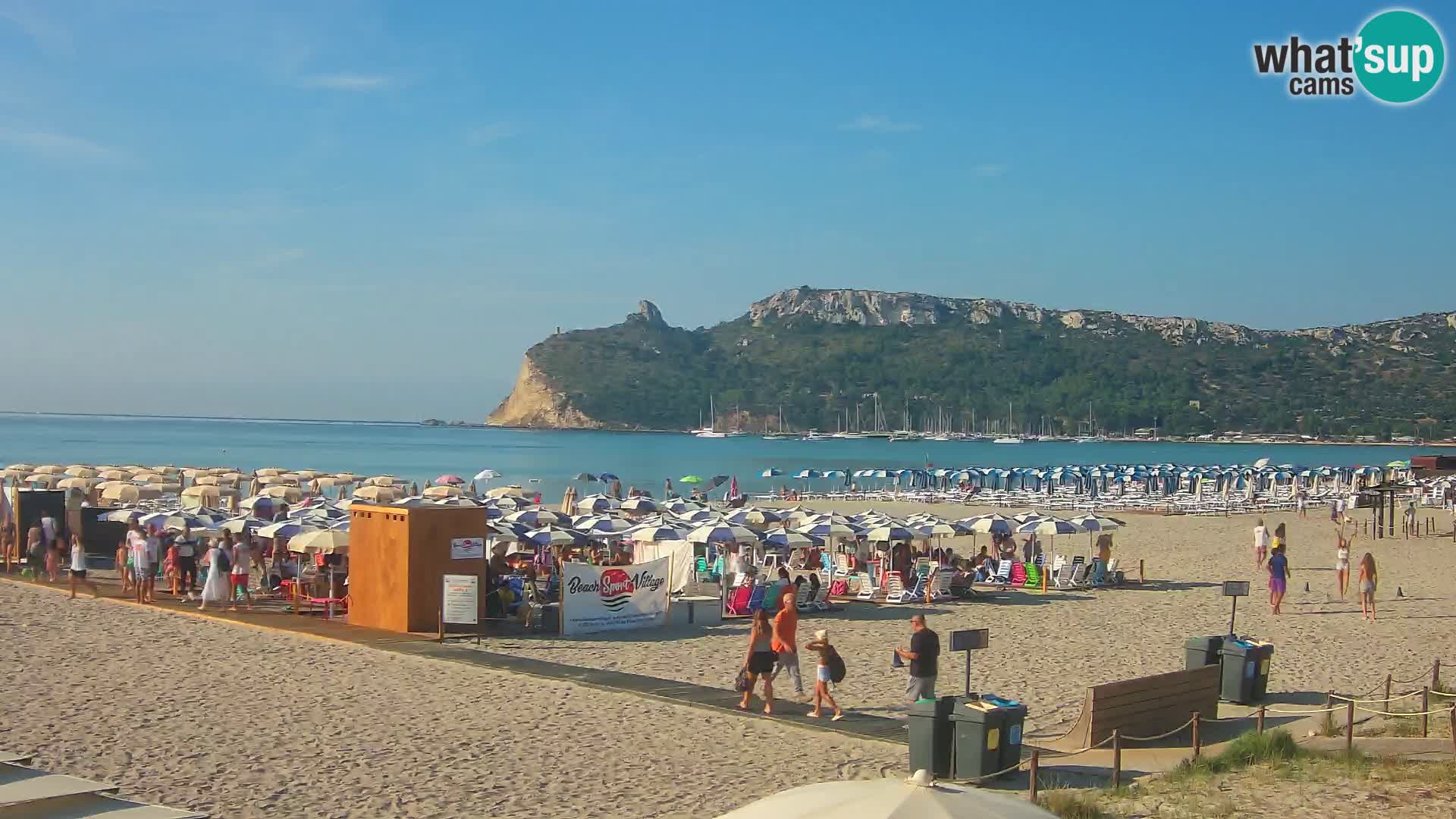 Poetto beach webcam | Cagliari | Sardinija