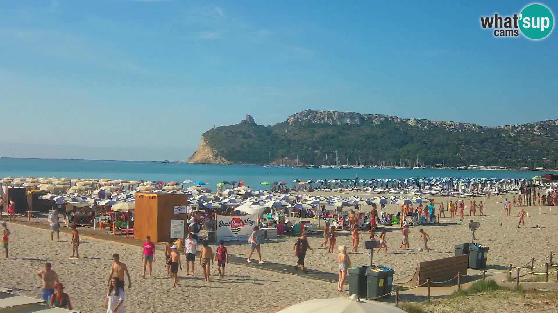 Poetto beach webcam | Cagliari | Sardinija