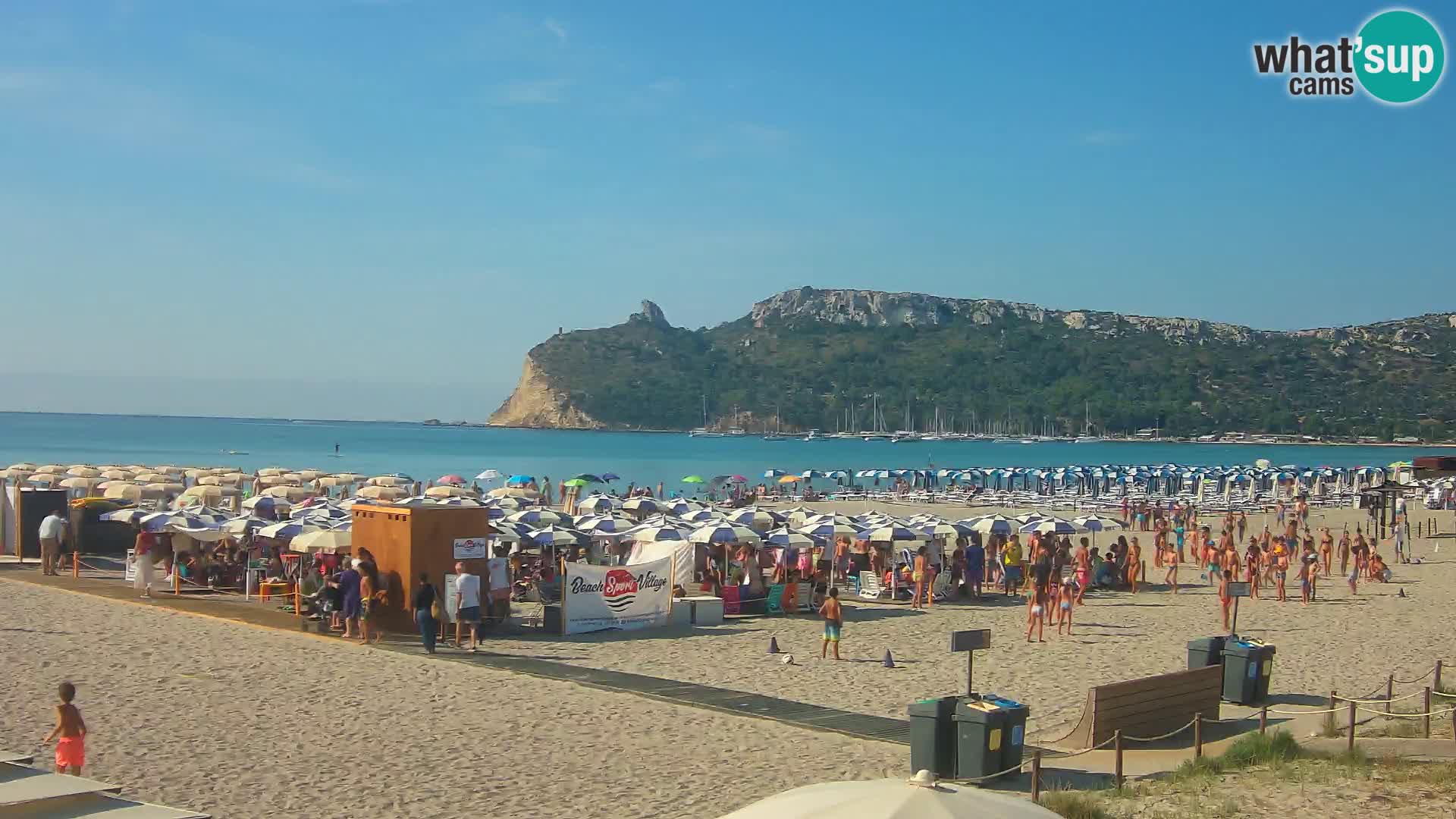 Poetto beach webcam | Cagliari | Sardinia