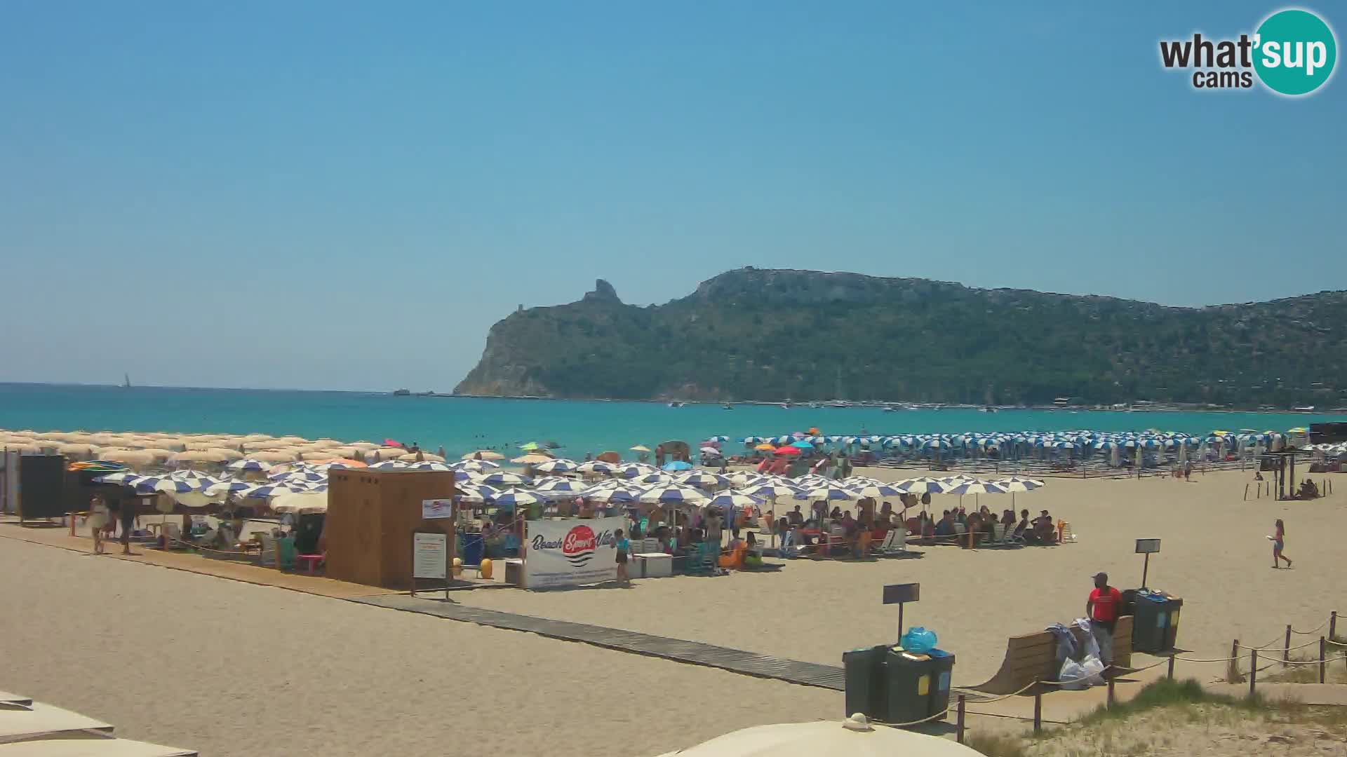 Poetto beach webcam | Cagliari | Sardinia