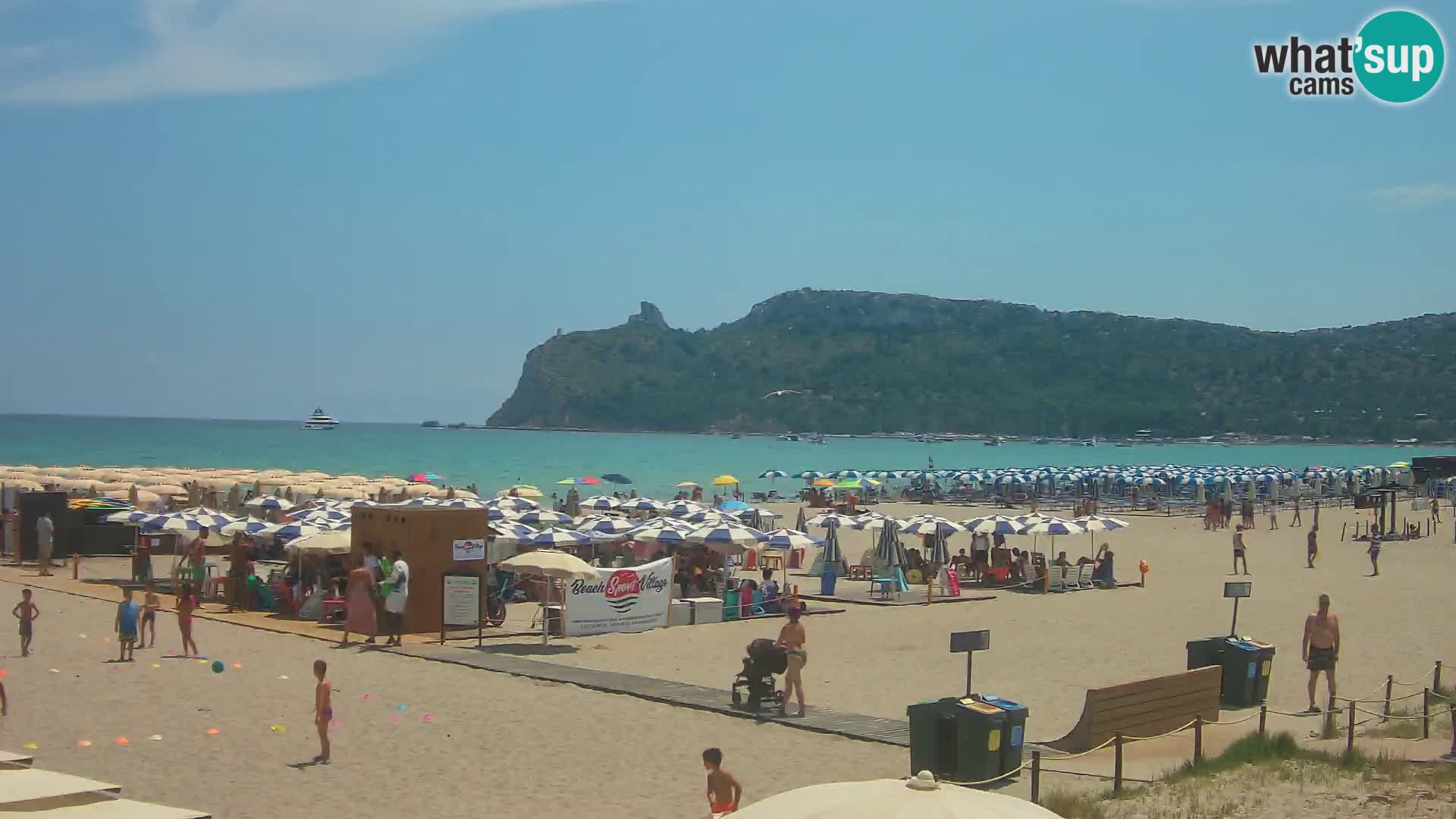 Webcam plage de Poetto | Cagliari | Sardaigne