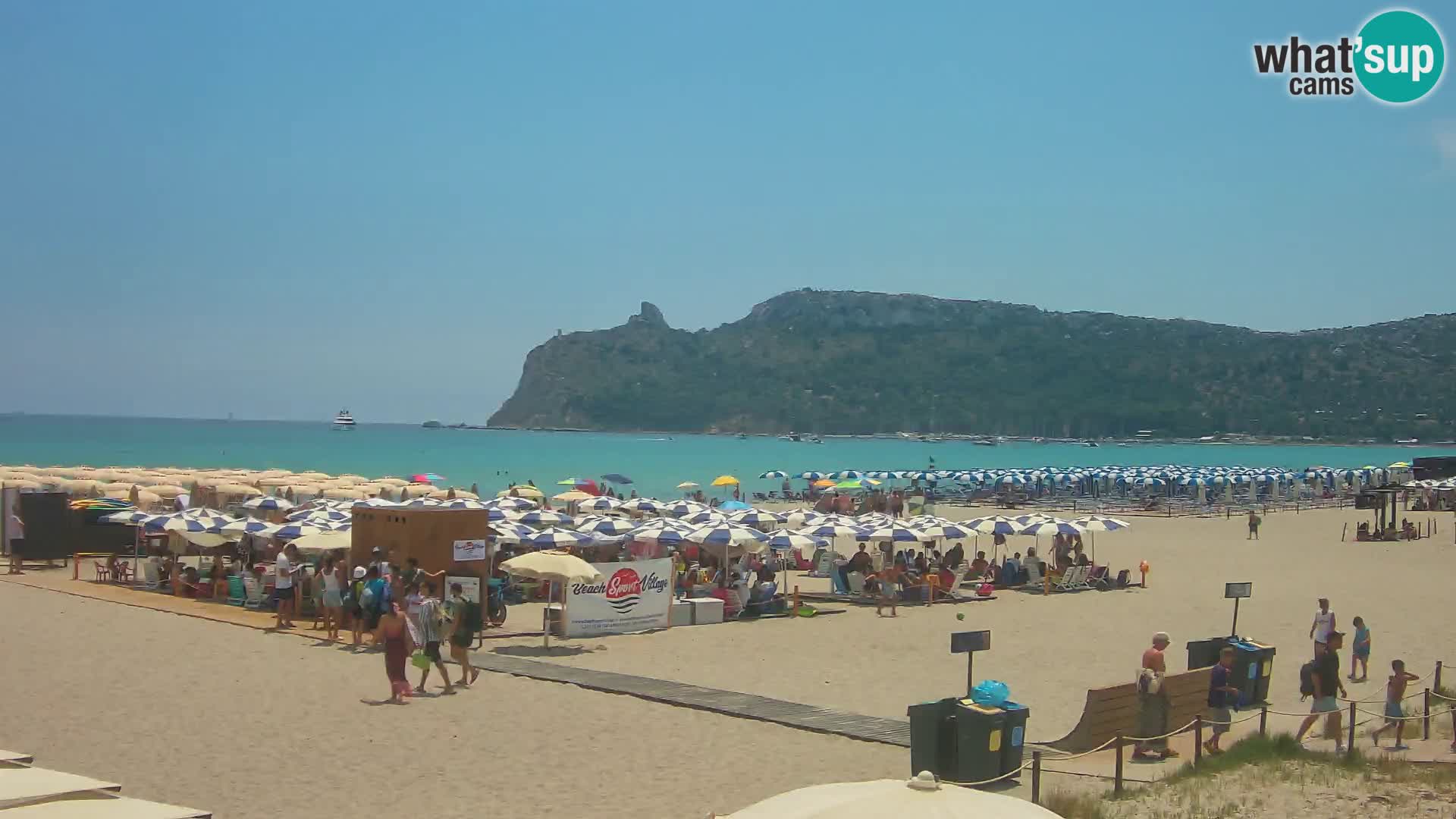 Poetto beach webcam | Cagliari | Sardinia