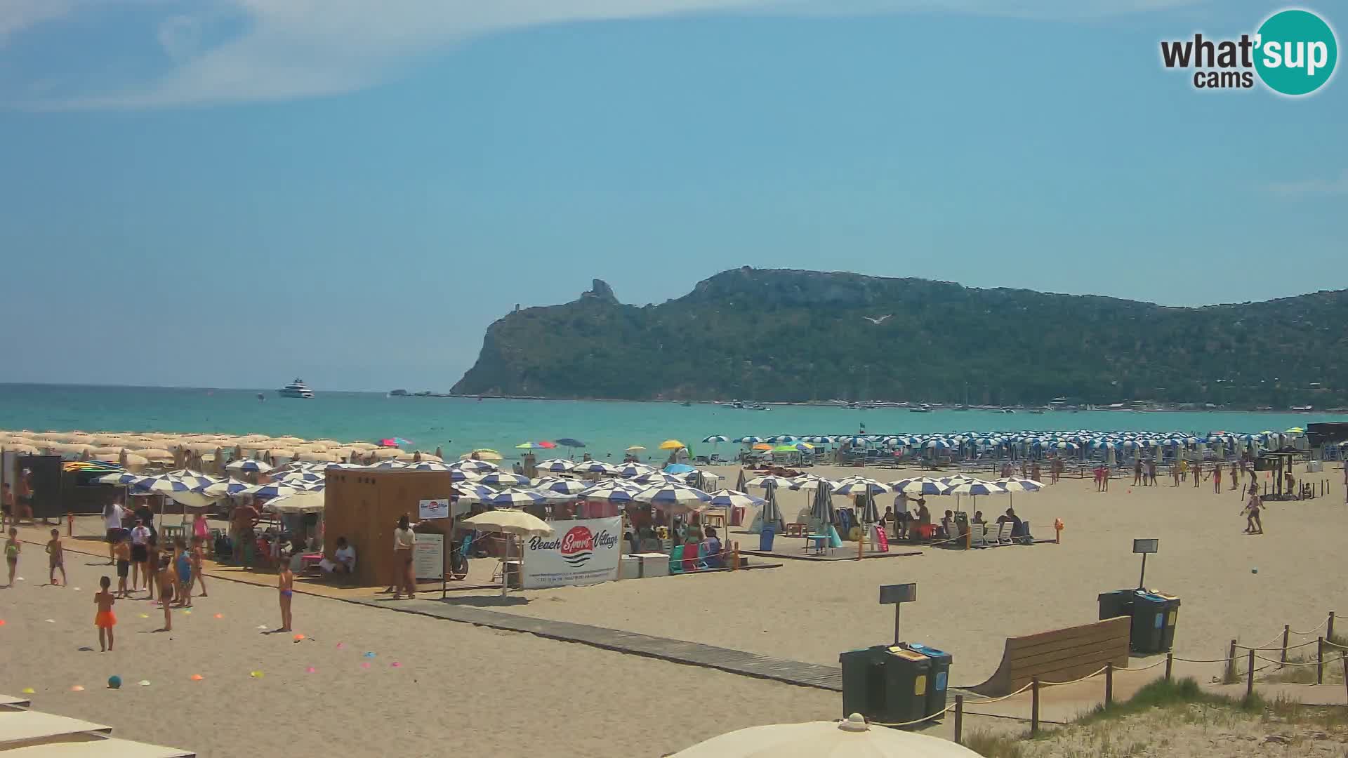 Poetto beach webcam | Cagliari | Sardinia