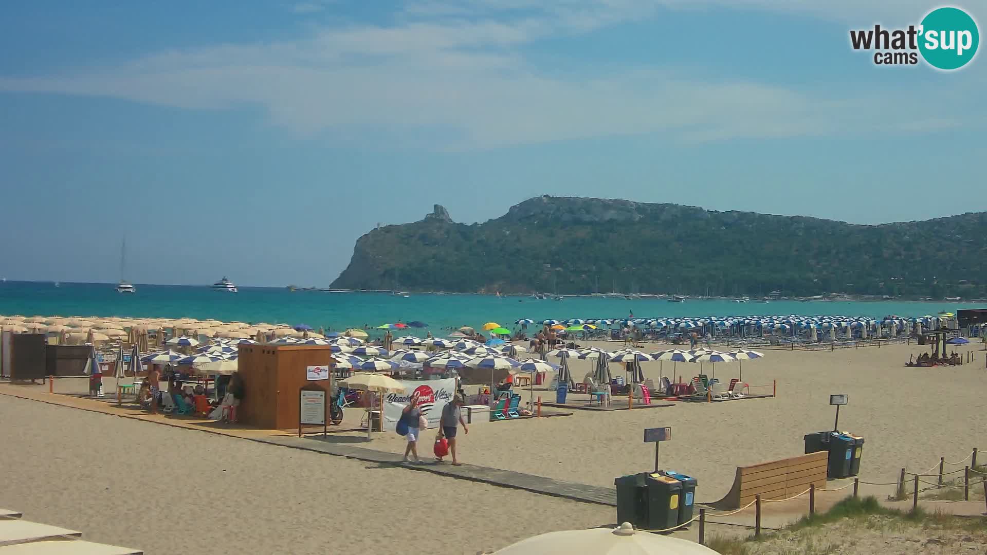Poetto beach webcam | Cagliari | Sardinija