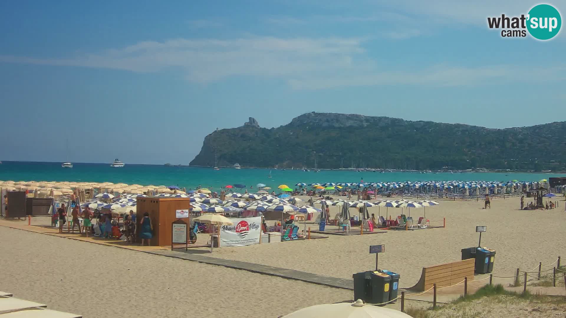 Poetto beach webcam | Cagliari | Sardinija