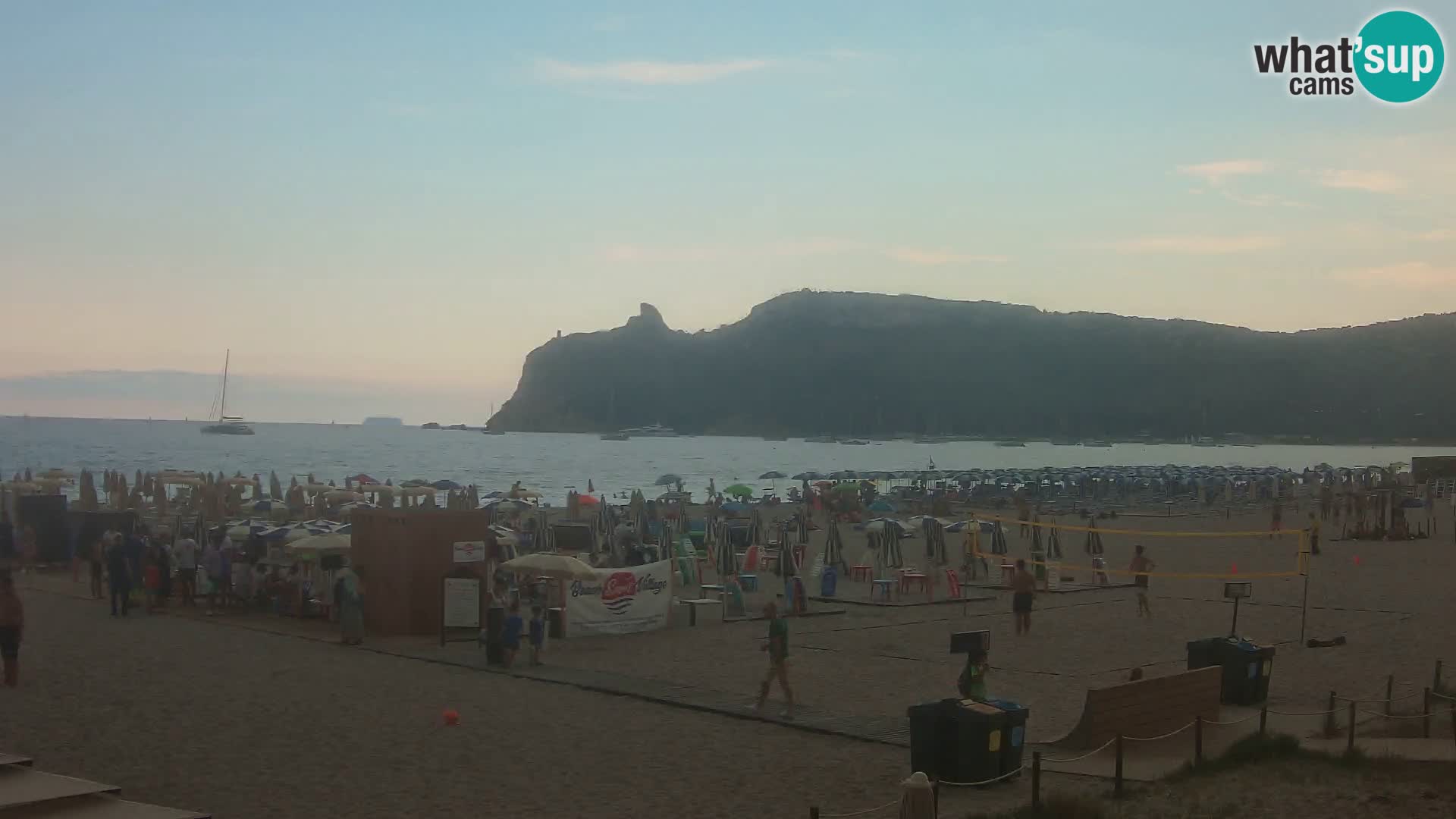 Poetto beach webcam | Cagliari | Sardinija