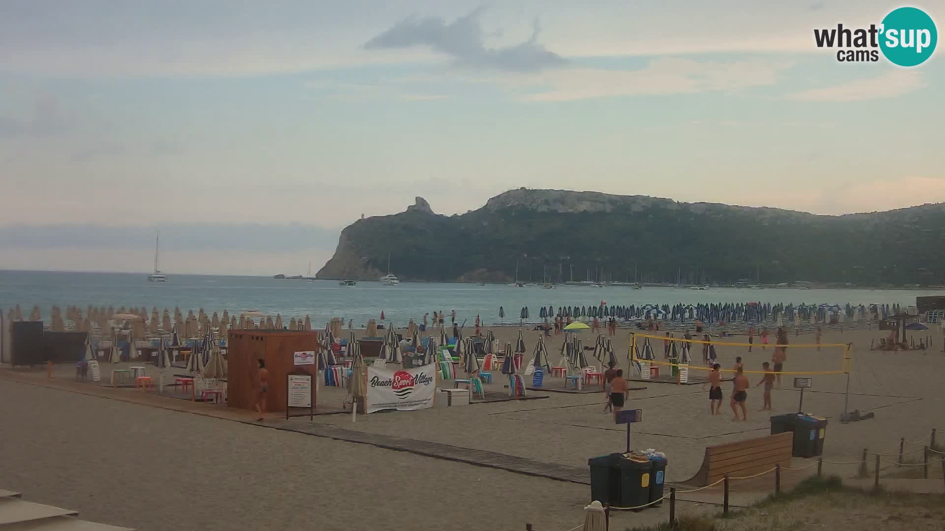 Poetto beach webcam | Cagliari | Sardinija