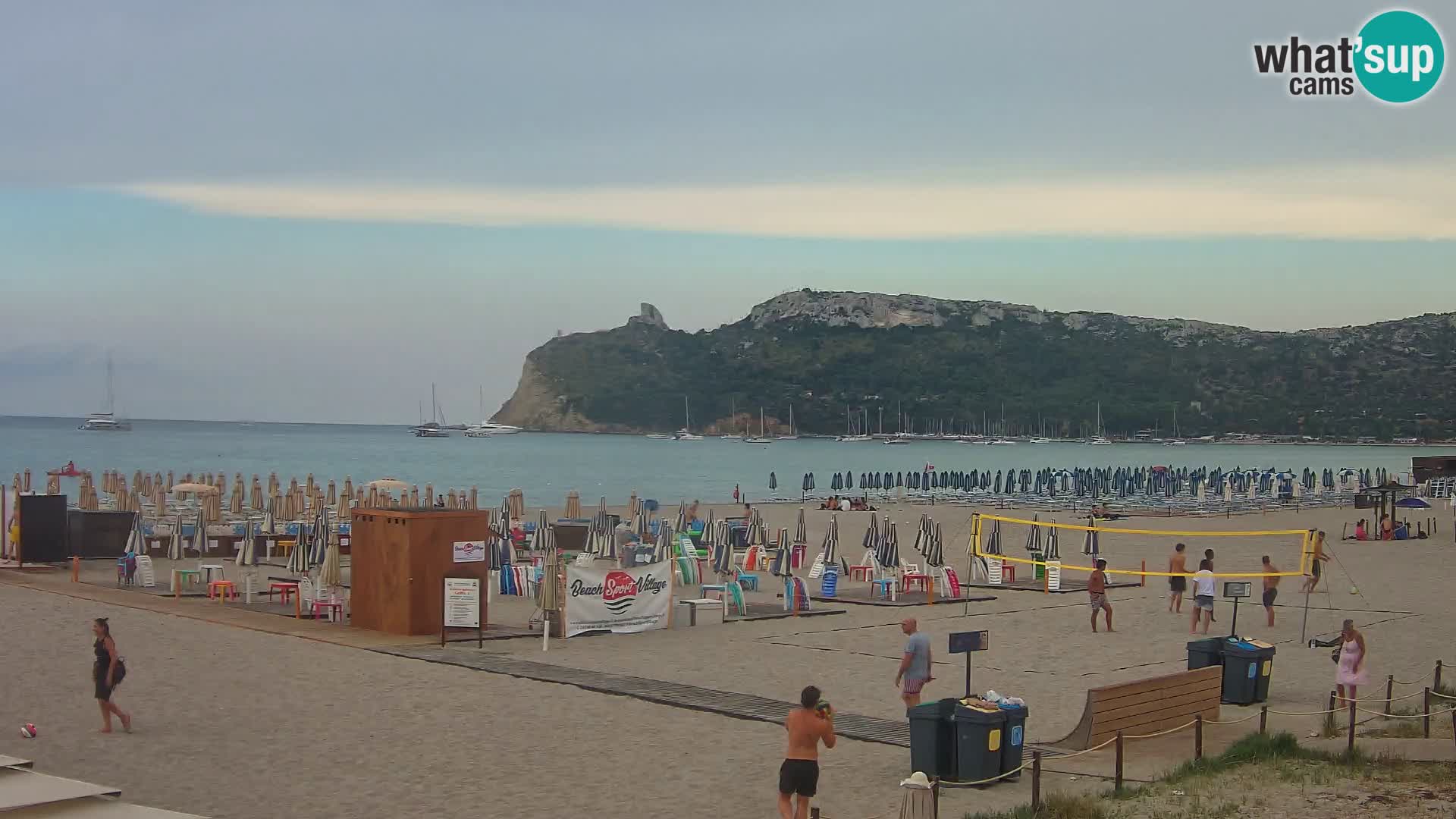 Poetto beach webcam | Cagliari | Sardinija