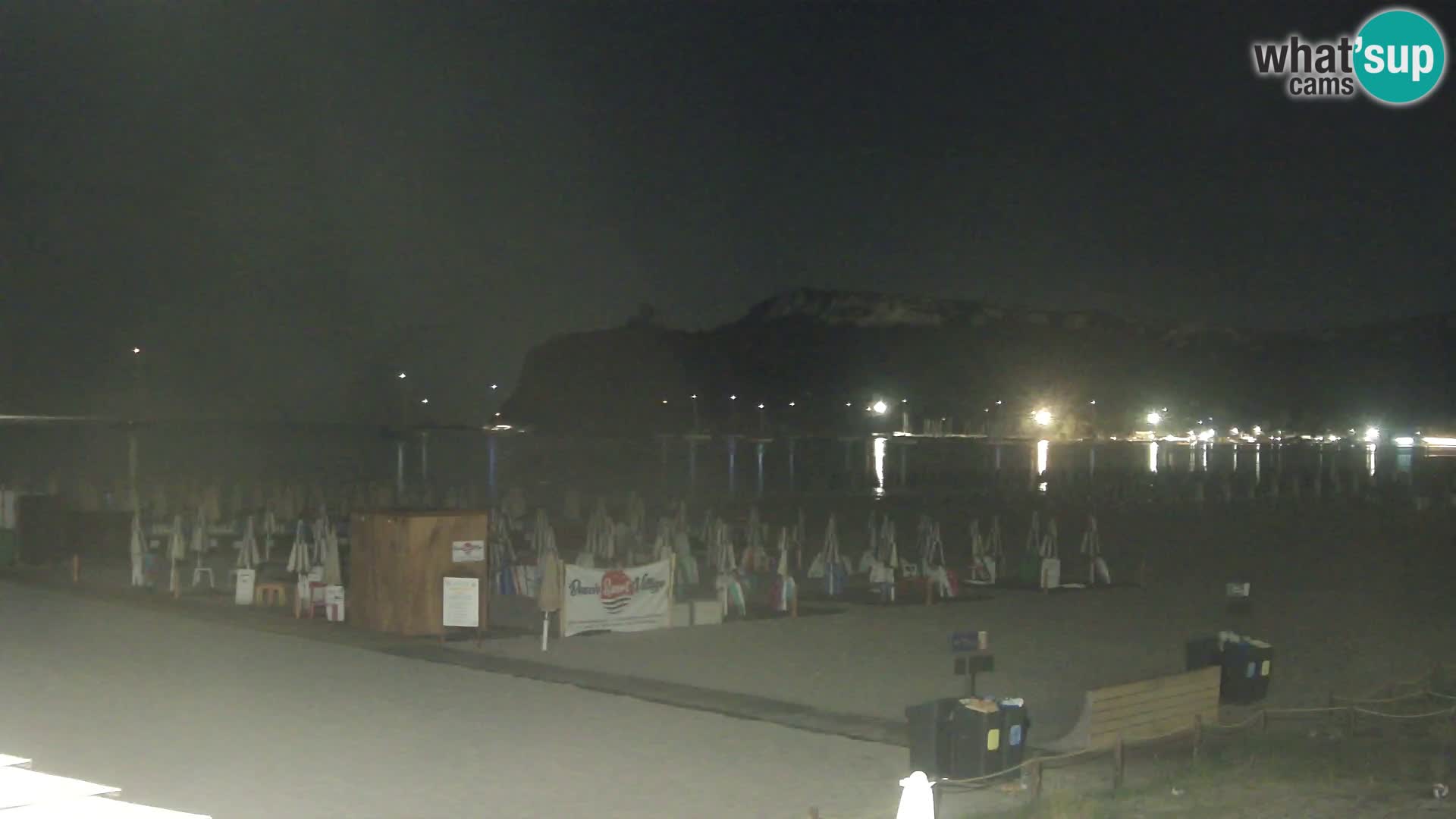 Poetto beach webcam | Cagliari | Sardinija
