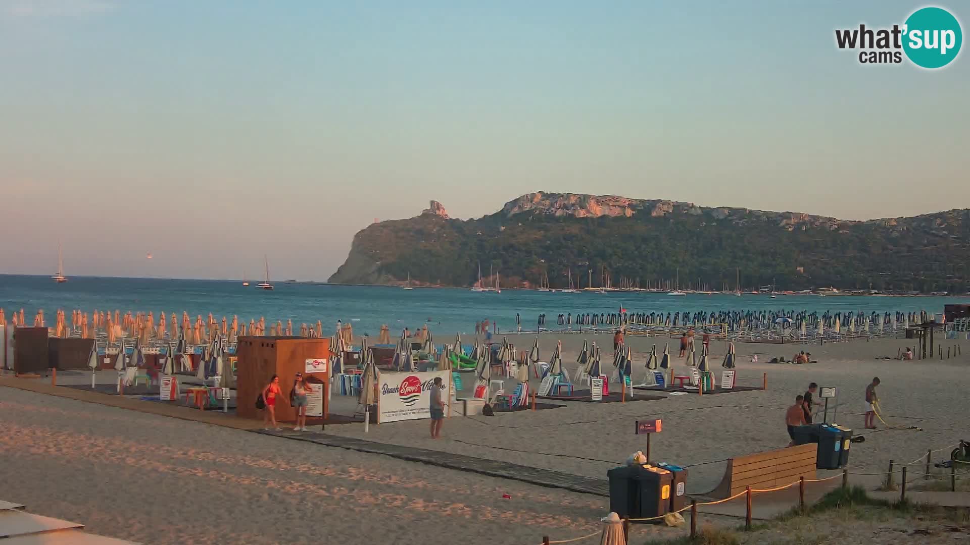 Webcam plage de Poetto | Cagliari | Sardaigne