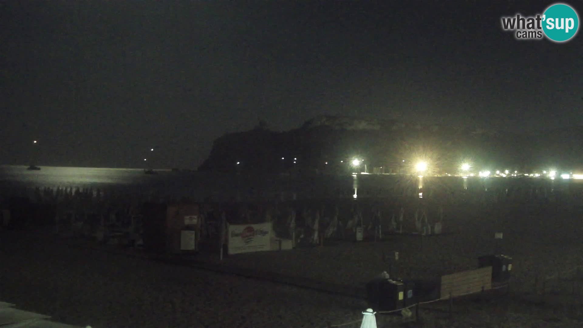 Poetto beach webcam | Cagliari | Sardinija