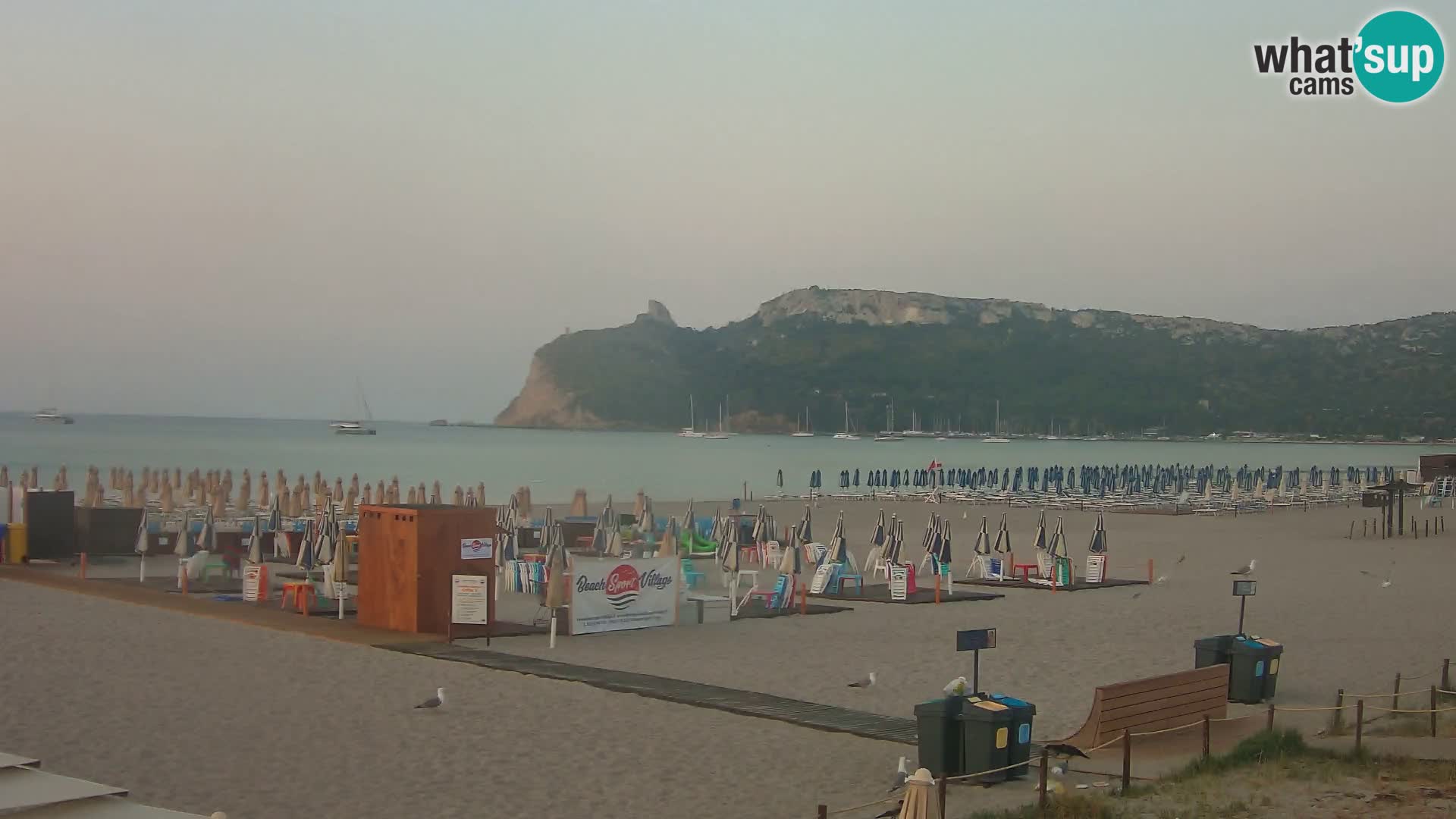 Poetto beach webcam | Cagliari | Sardinija