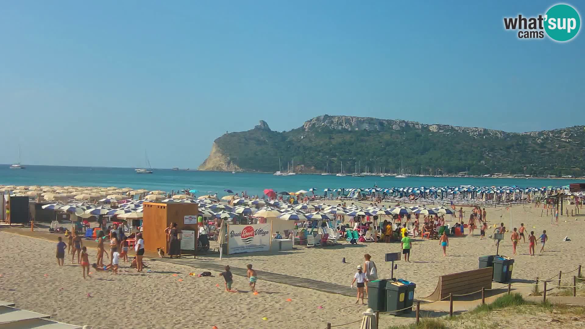 Poetto beach webcam | Cagliari | Sardinija