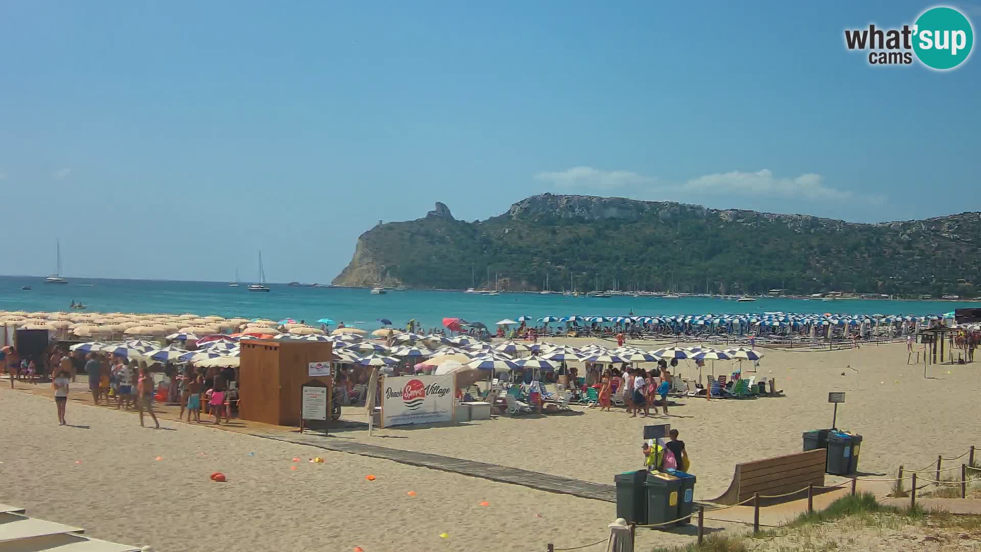 Poetto beach webcam | Cagliari | Sardinija