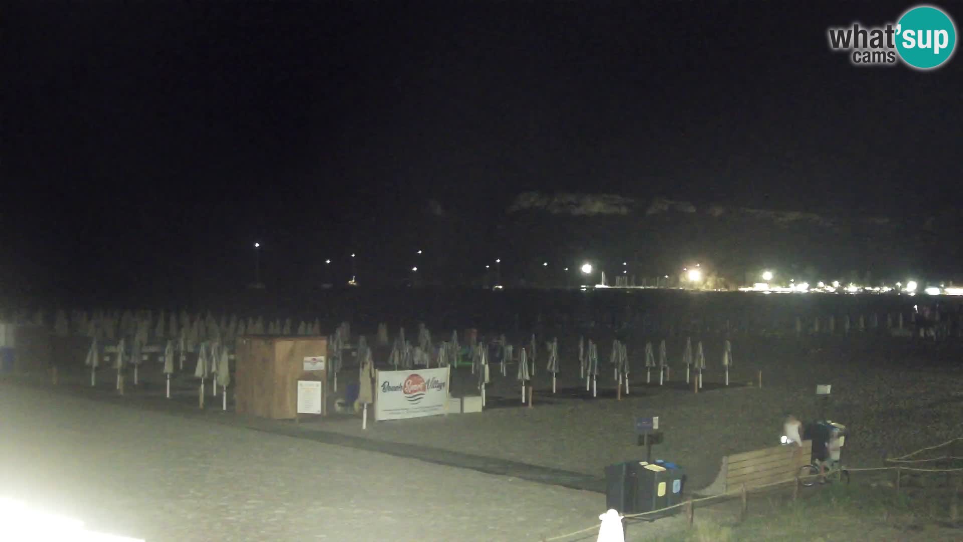 Webcam plage de Poetto | Cagliari | Sardaigne