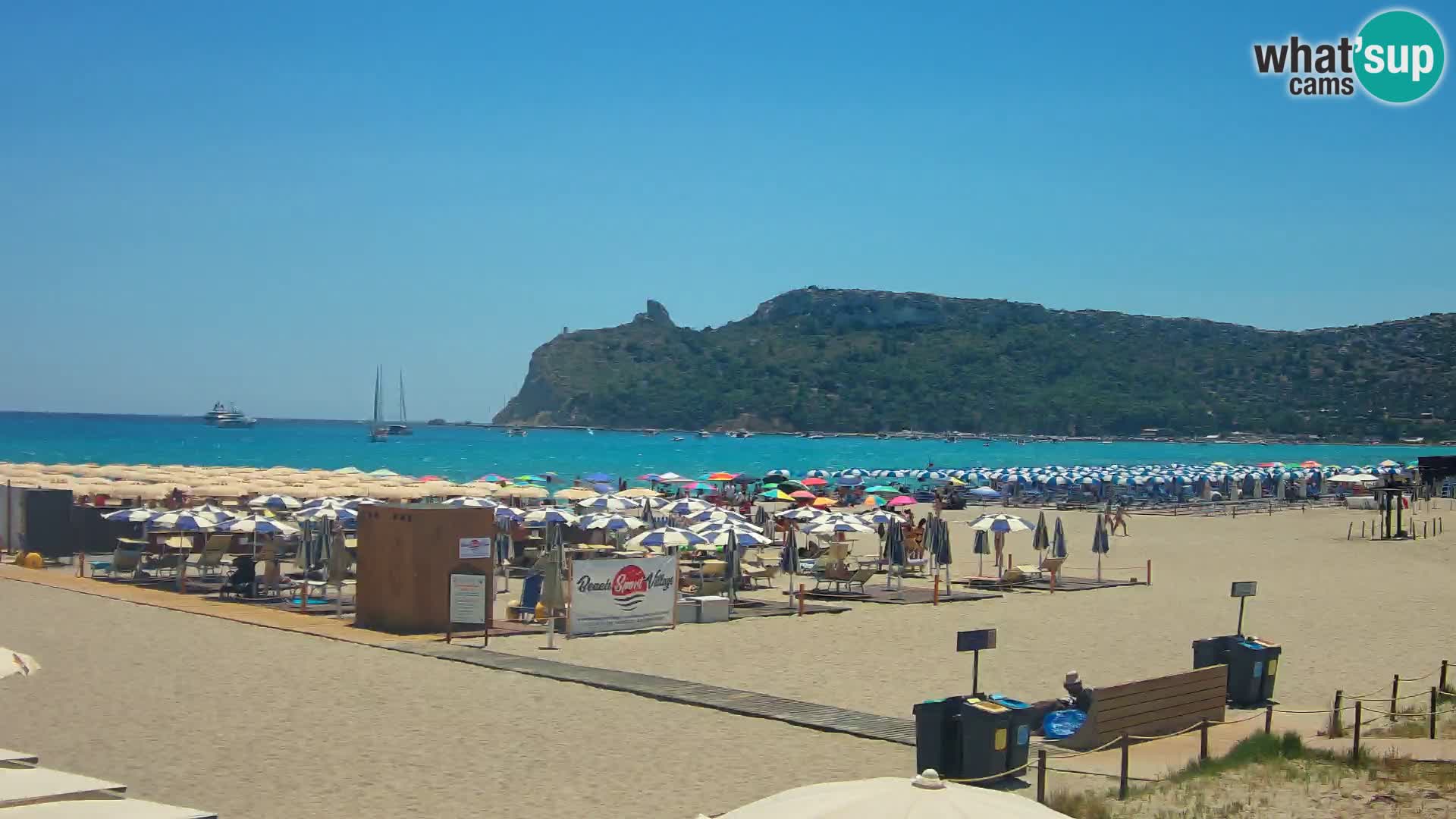 Webcam spiaggia del Poetto | Cagliari | Sardegna