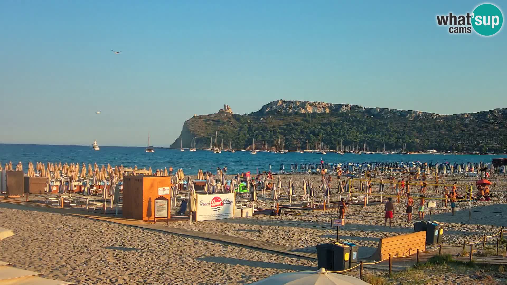 Poetto beach webcam | Cagliari | Sardinia